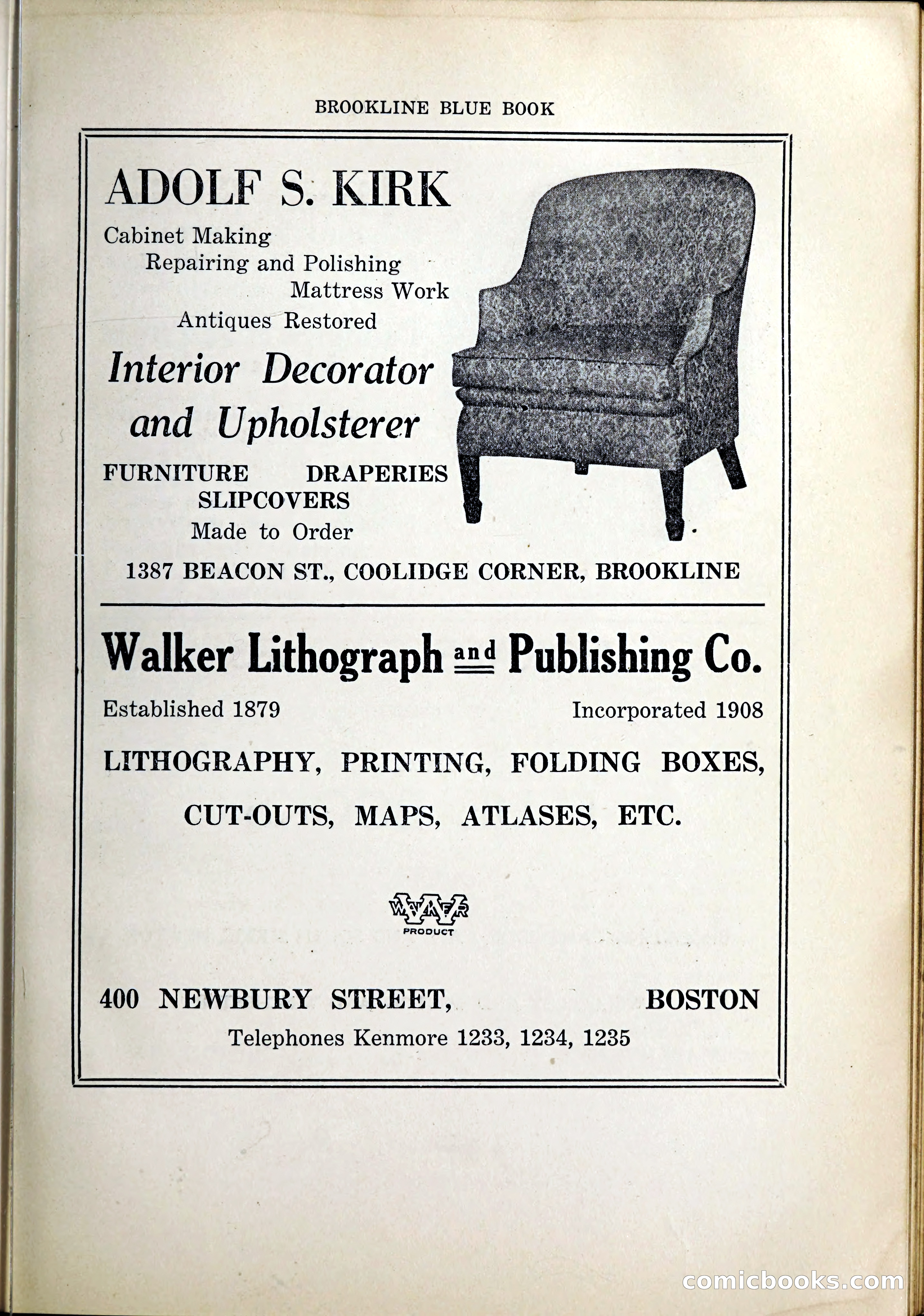 Blue Book of Brookline, 1926 — page 58 of 327