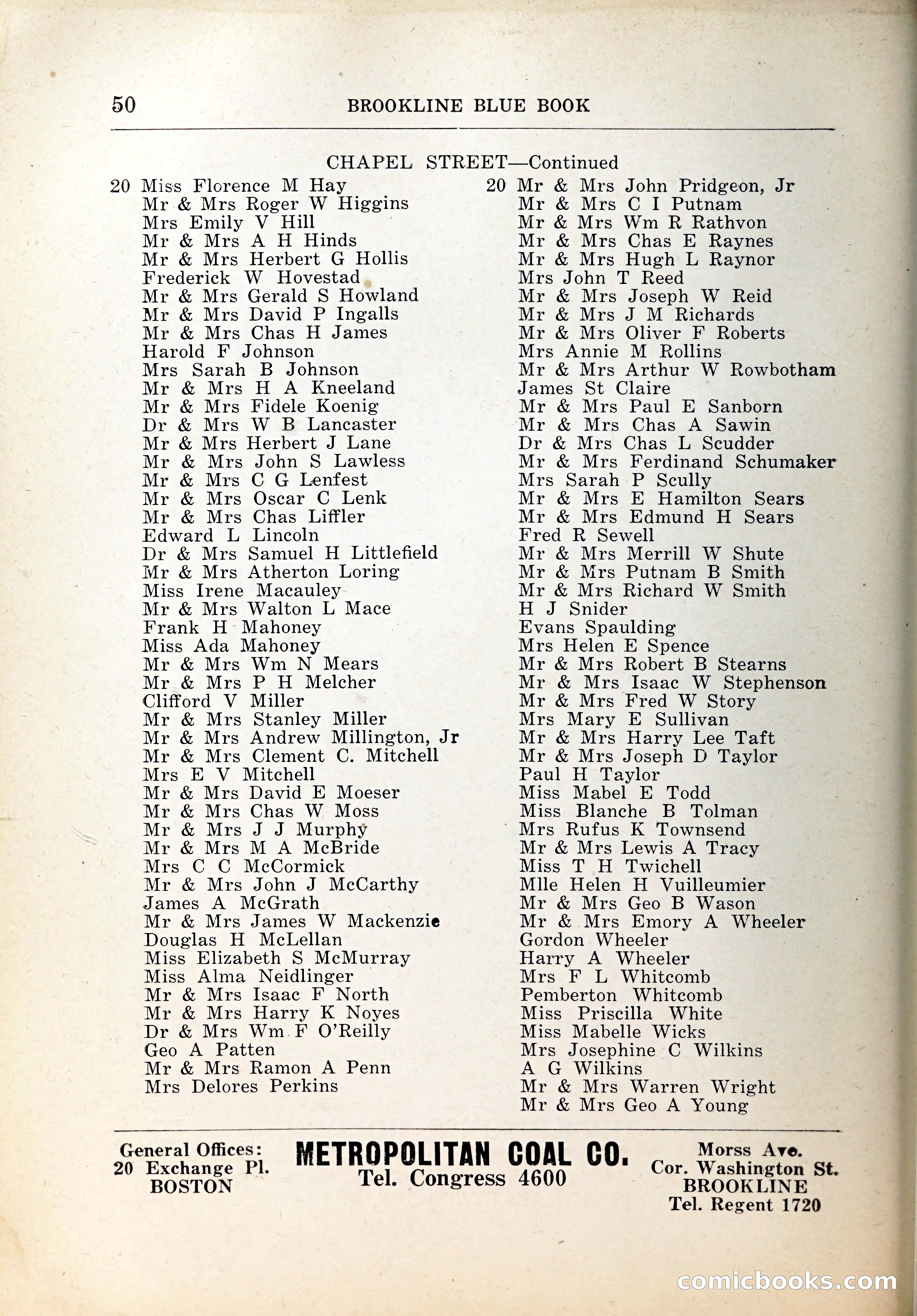 Blue Book of Brookline, 1926 — page 79 of 327