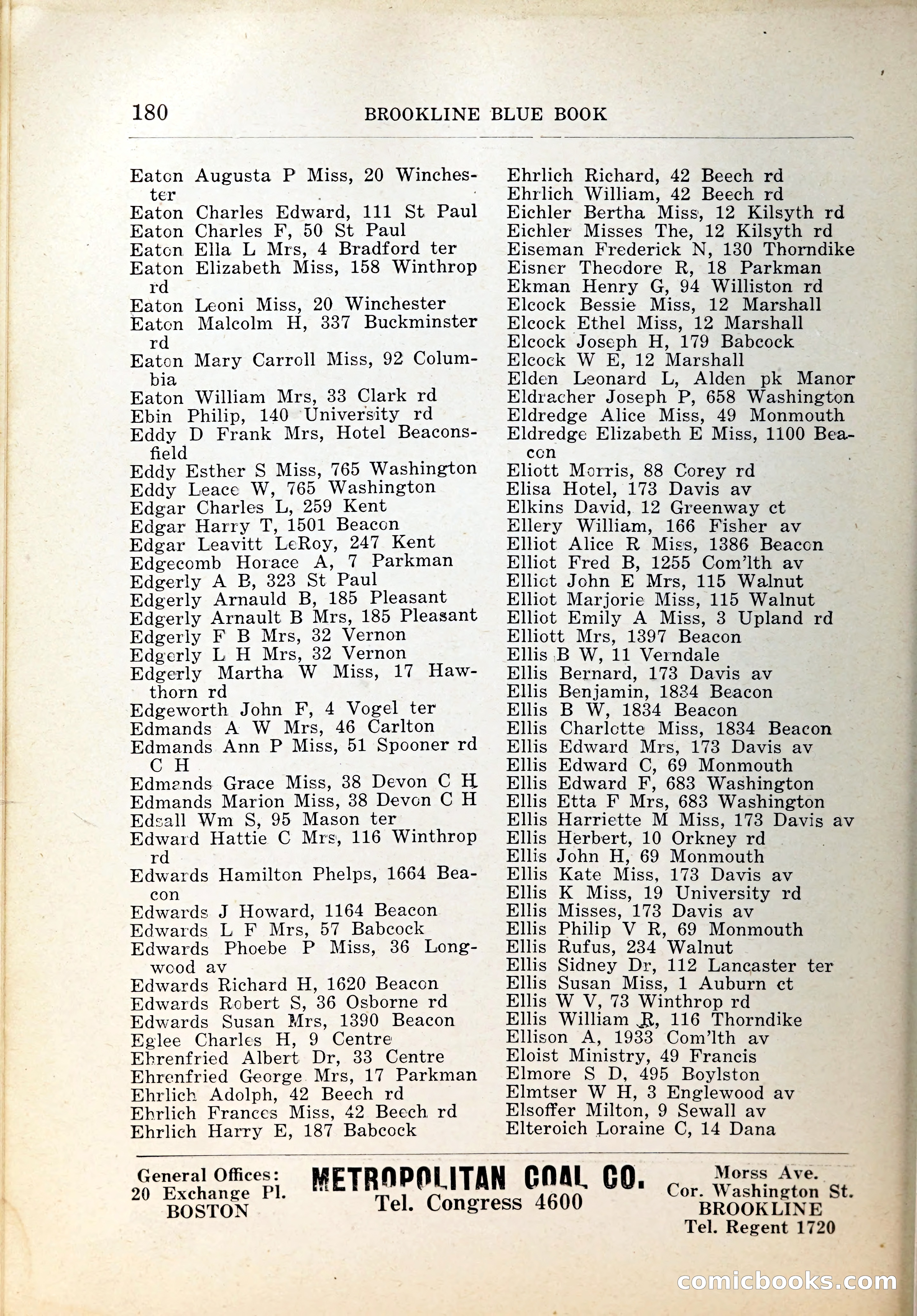 Blue Book of Brookline, 1926 — page 215 of 327