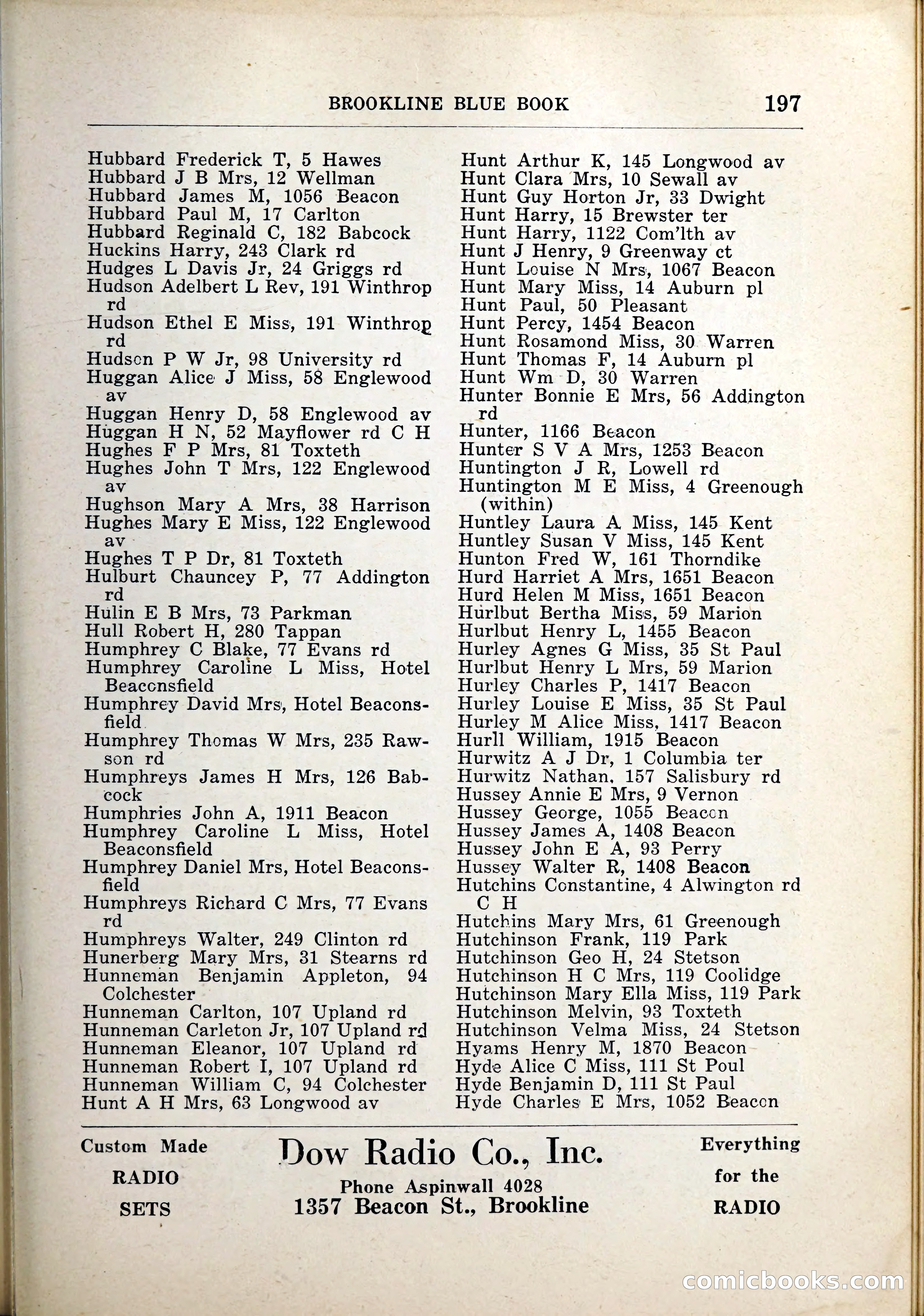 Blue Book of Brookline, 1926 — page 232 of 327