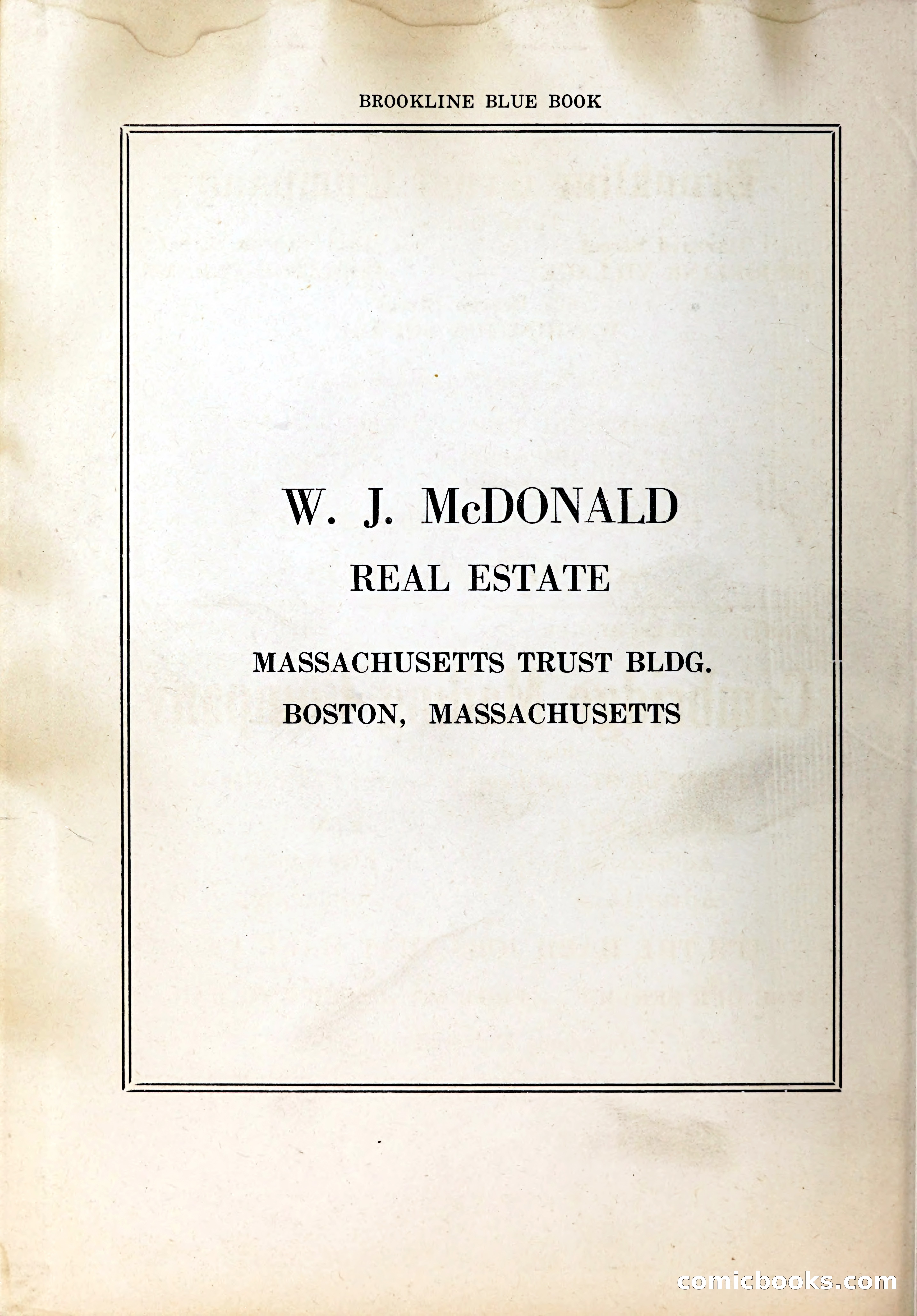 Blue Book of Brookline, 1926 — page 325 of 327