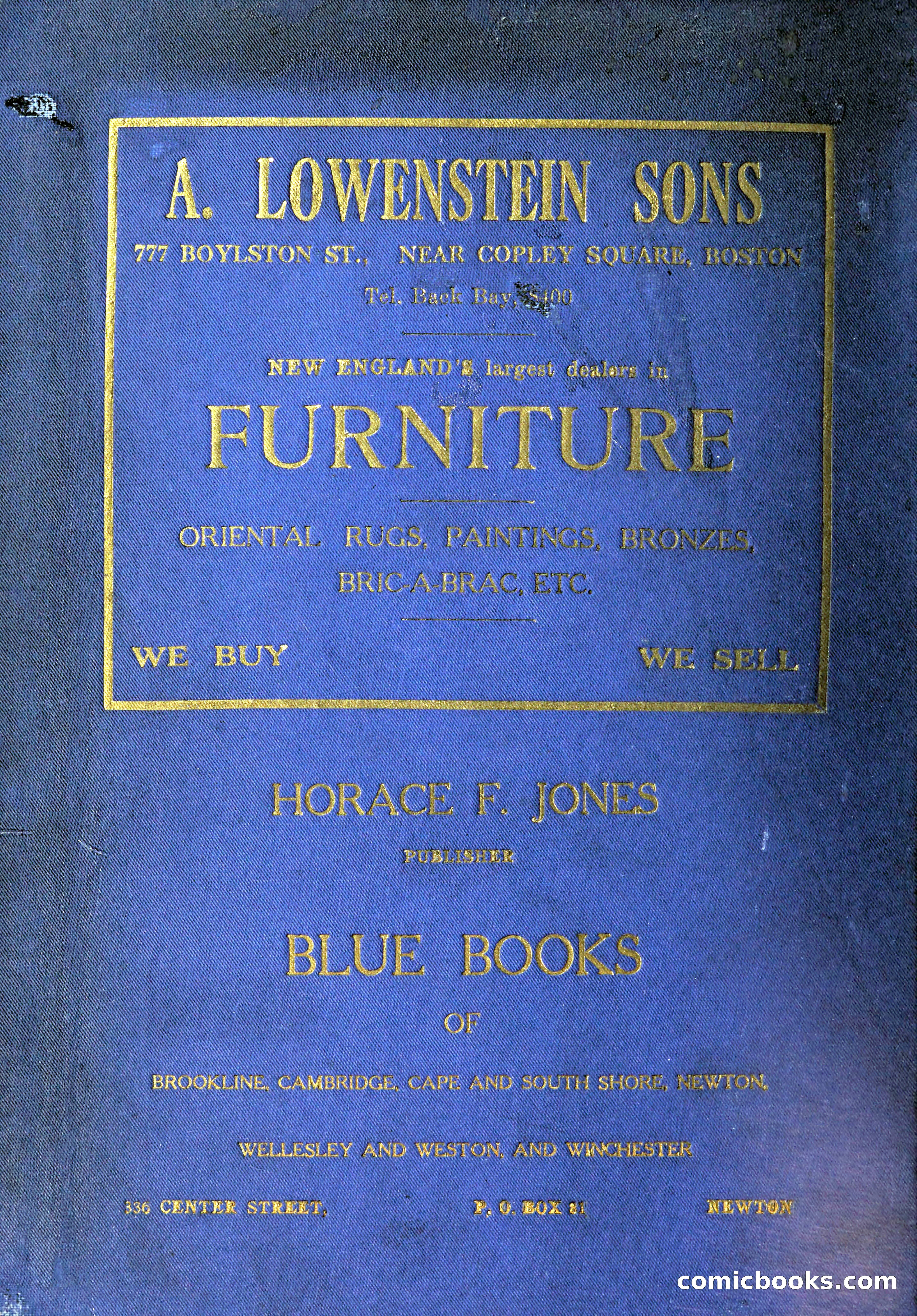 Blue Book of Brookline, 1926 — page 327 of 327