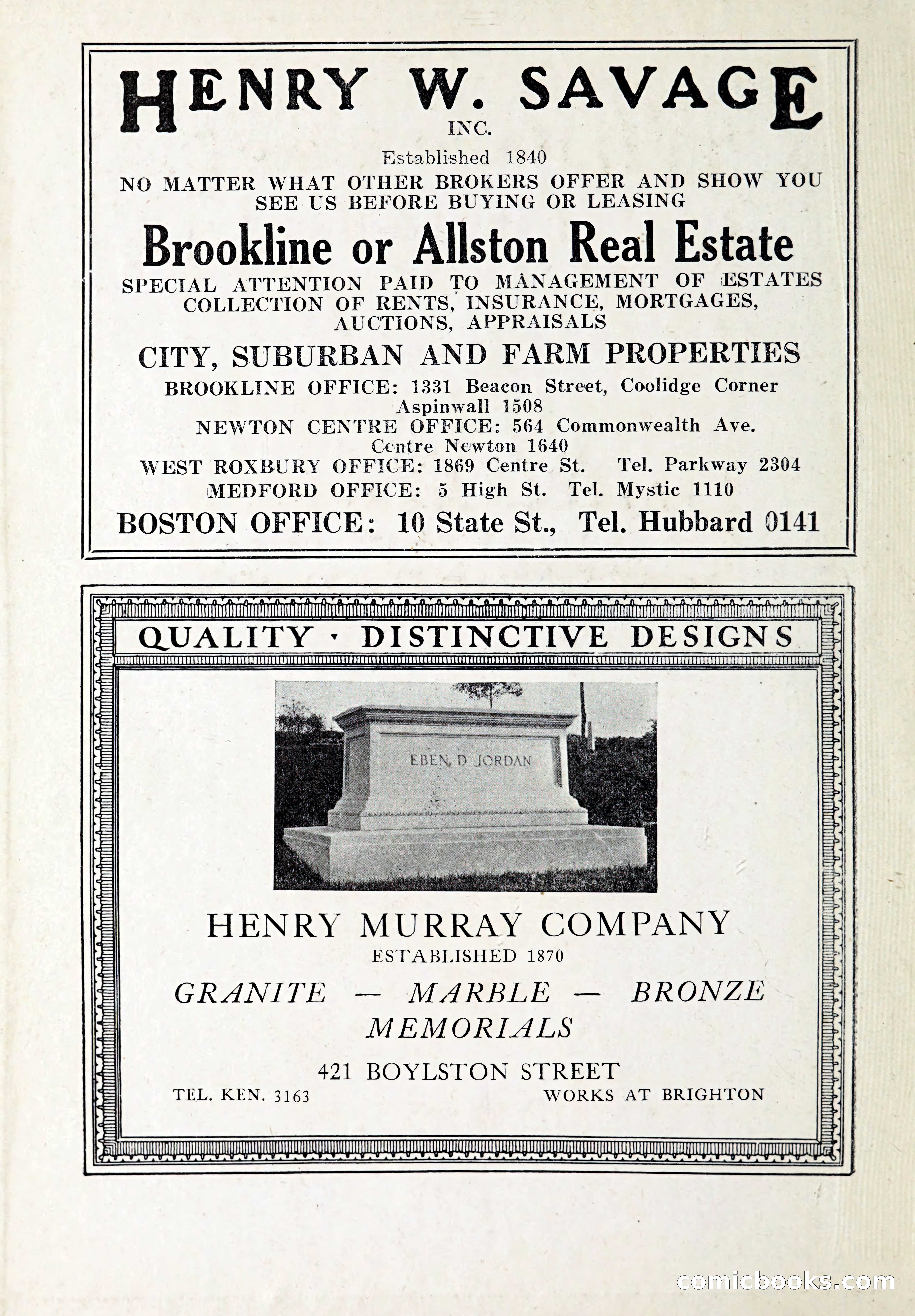 Blue Book of Brookline and Longwood — page 3 of 347