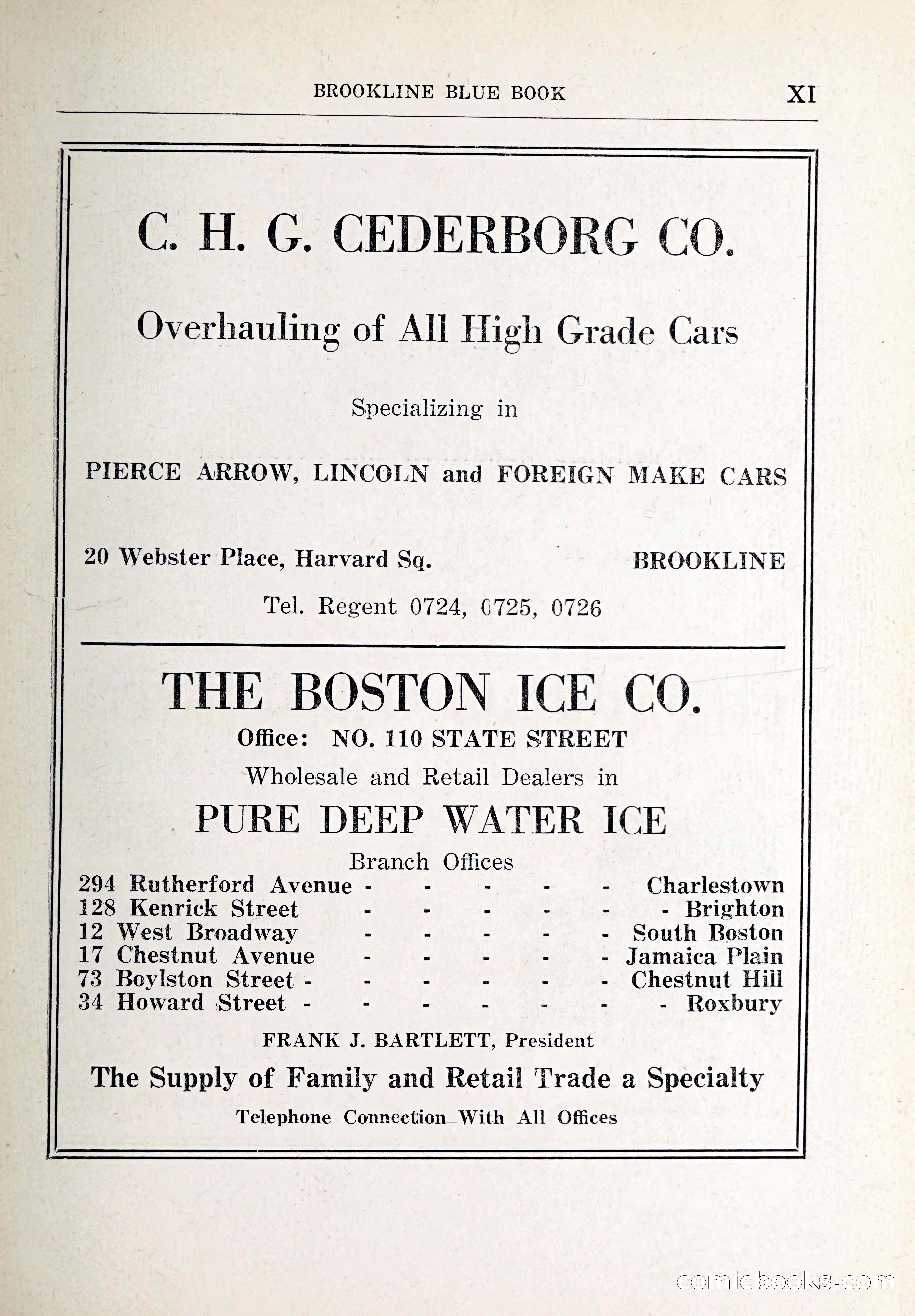 Blue Book of Brookline and Longwood — page 12 of 347