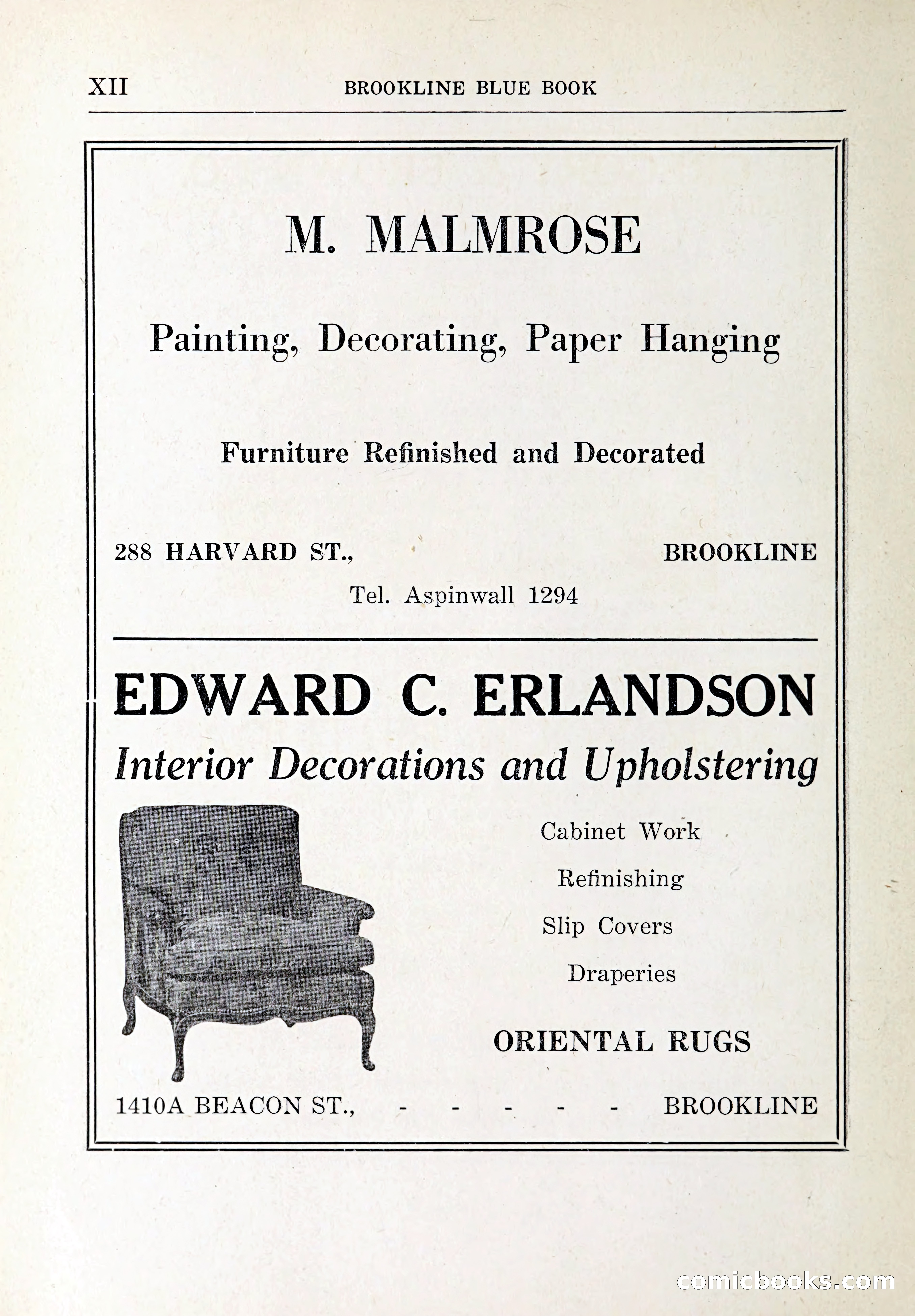 Blue Book of Brookline and Longwood — page 13 of 347