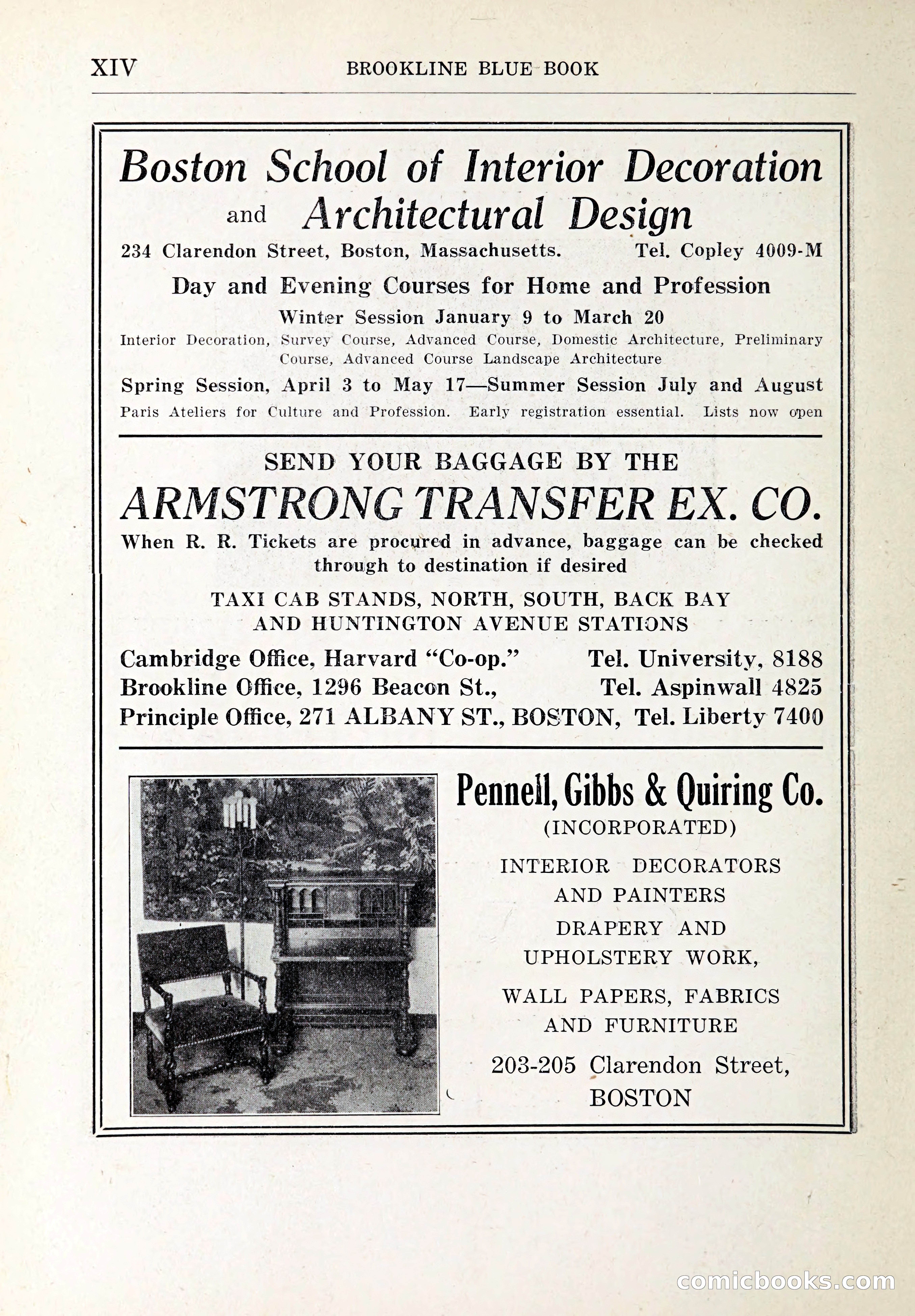 Blue Book of Brookline and Longwood — page 15 of 347