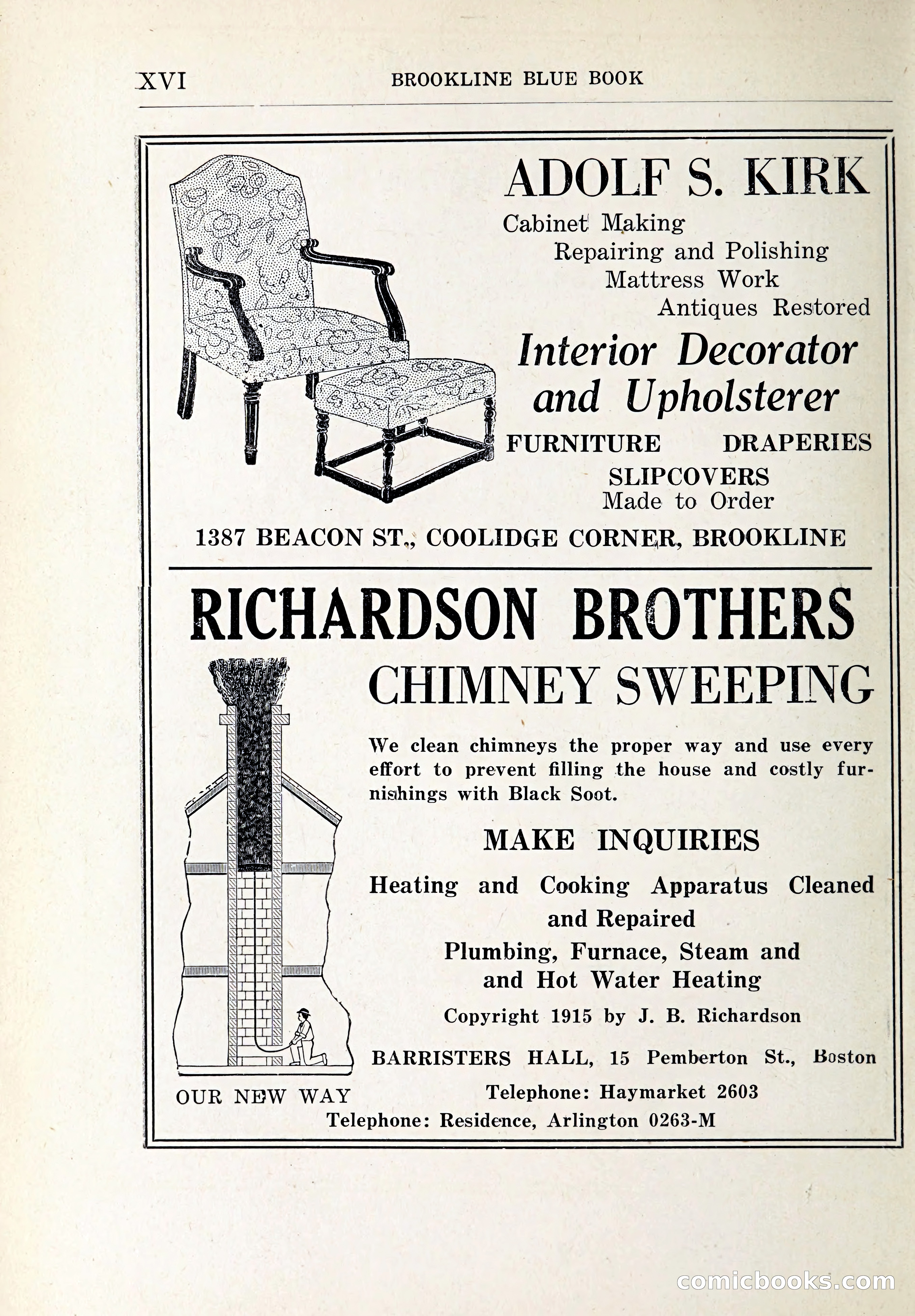 Blue Book of Brookline and Longwood — page 17 of 347