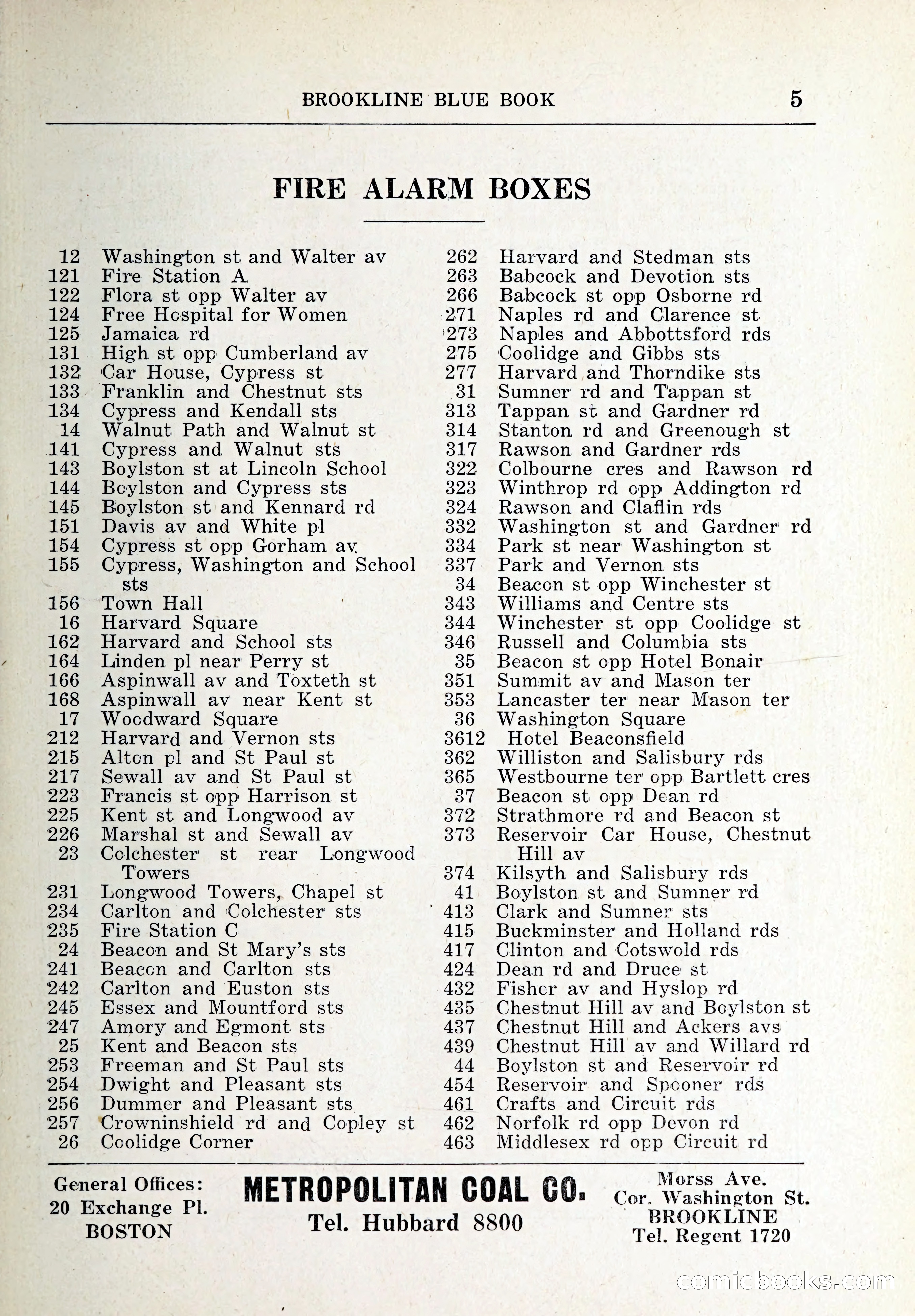 Blue Book of Brookline and Longwood — page 26 of 347