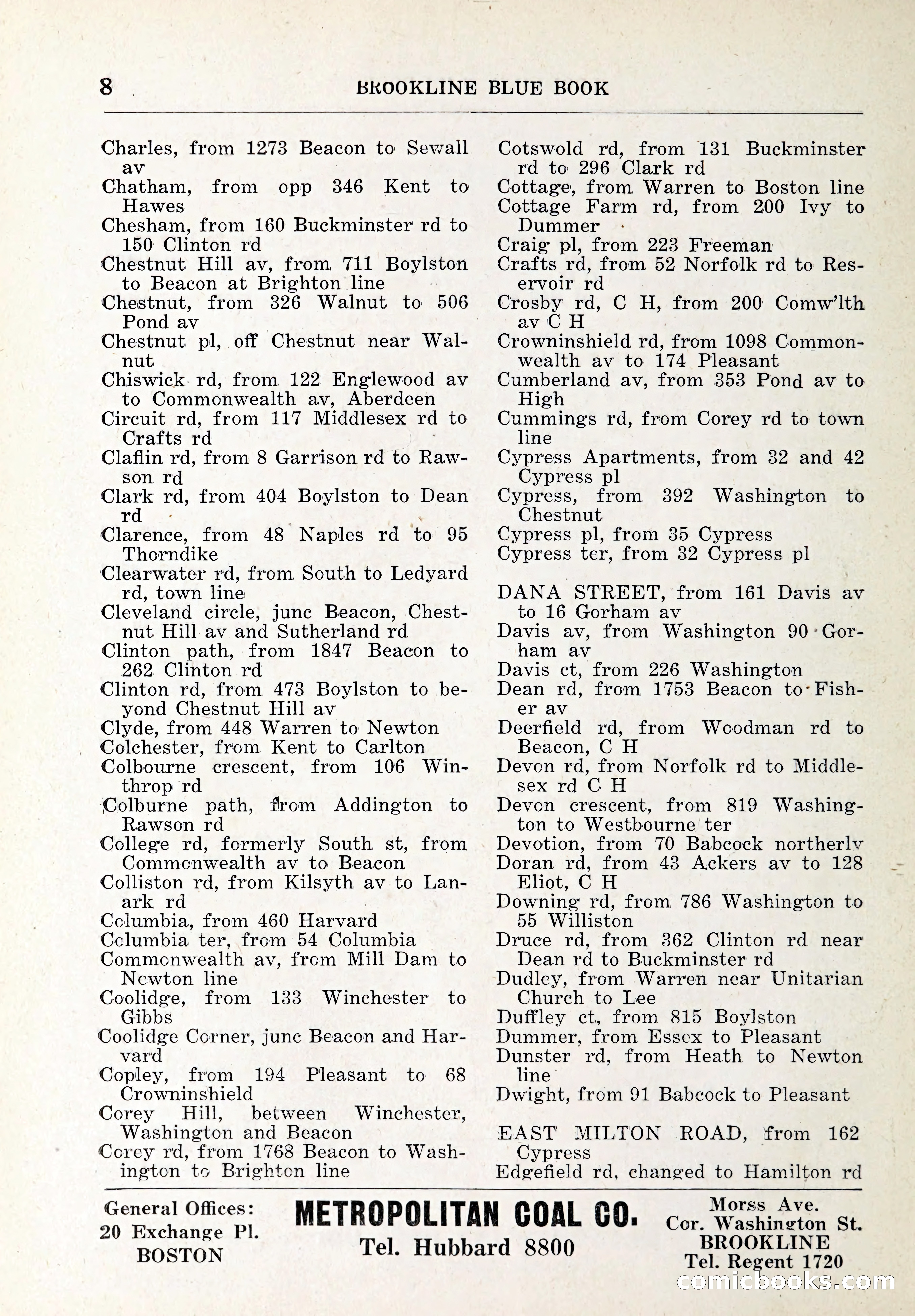 Blue Book of Brookline and Longwood — page 31 of 347