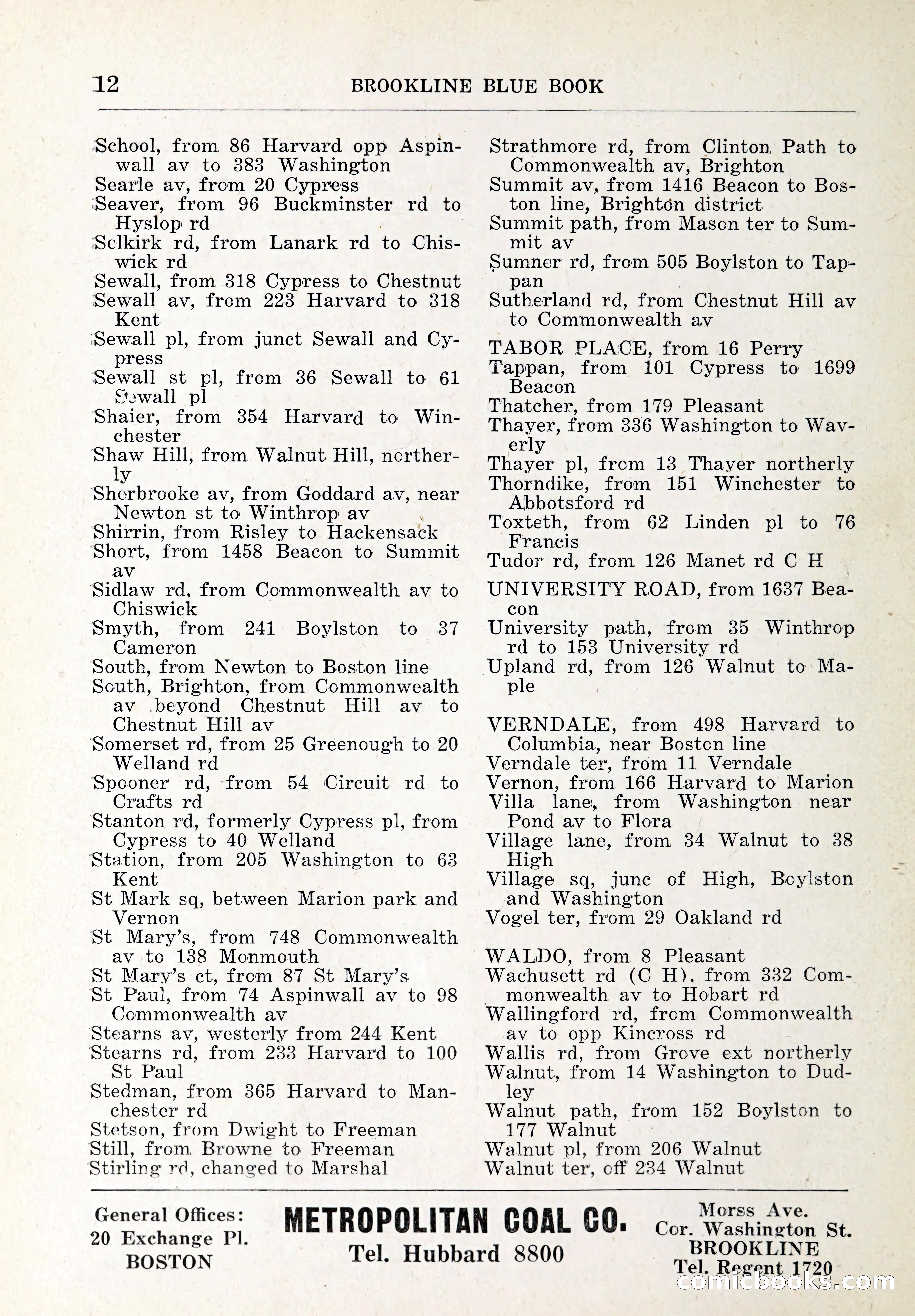 Blue Book of Brookline and Longwood — page 35 of 347
