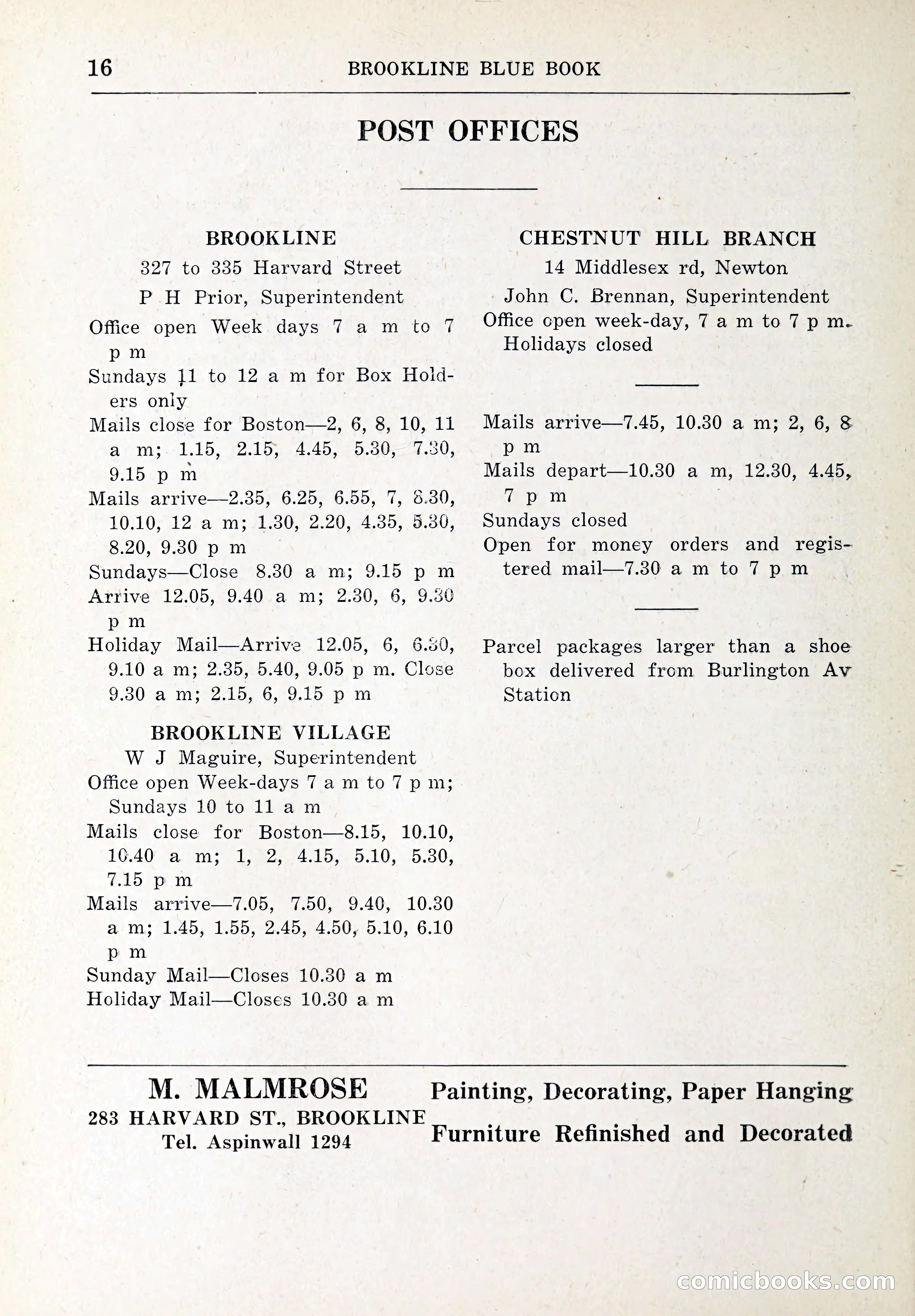 Blue Book of Brookline and Longwood — page 39 of 347