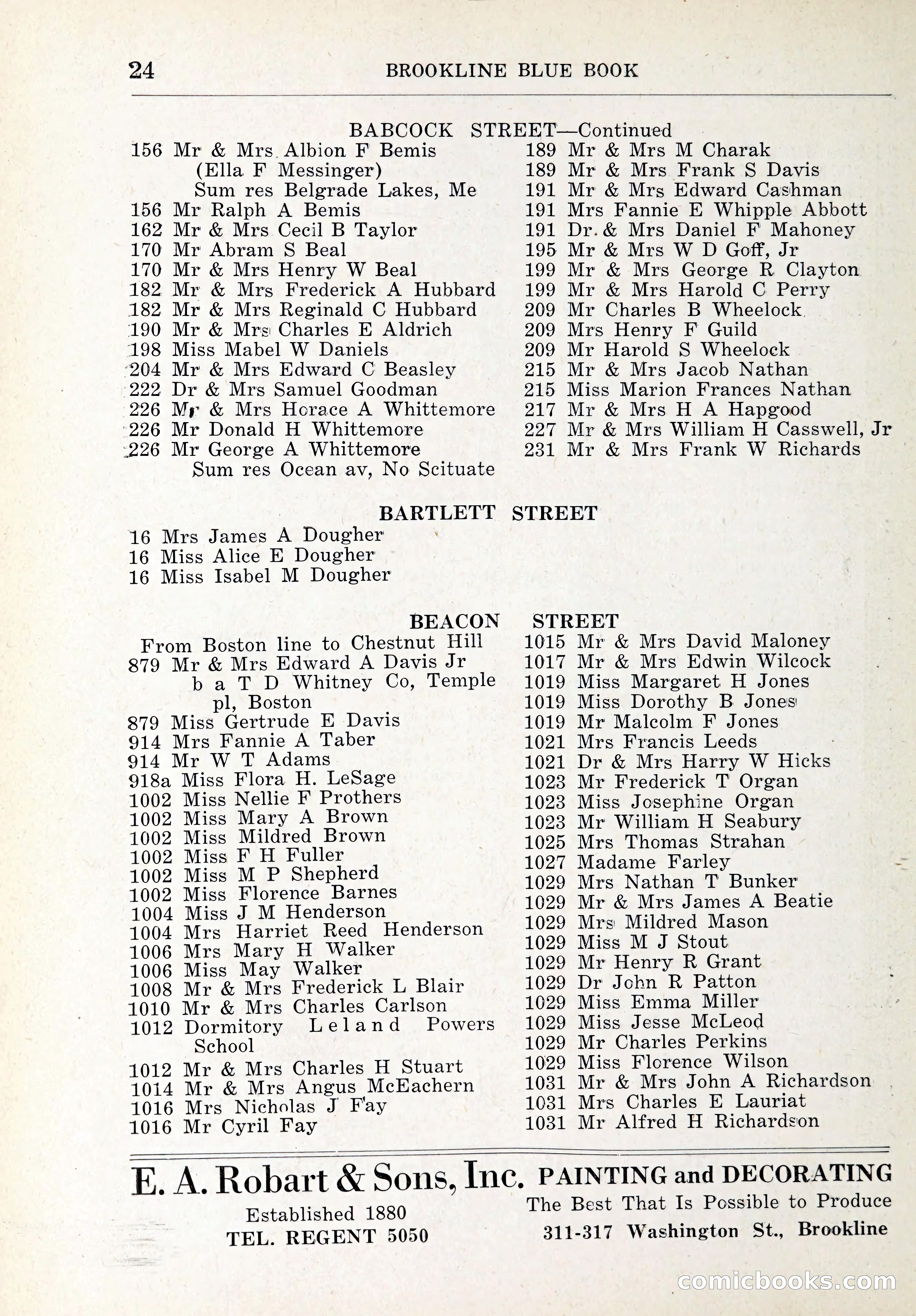 Blue Book of Brookline and Longwood — page 47 of 347