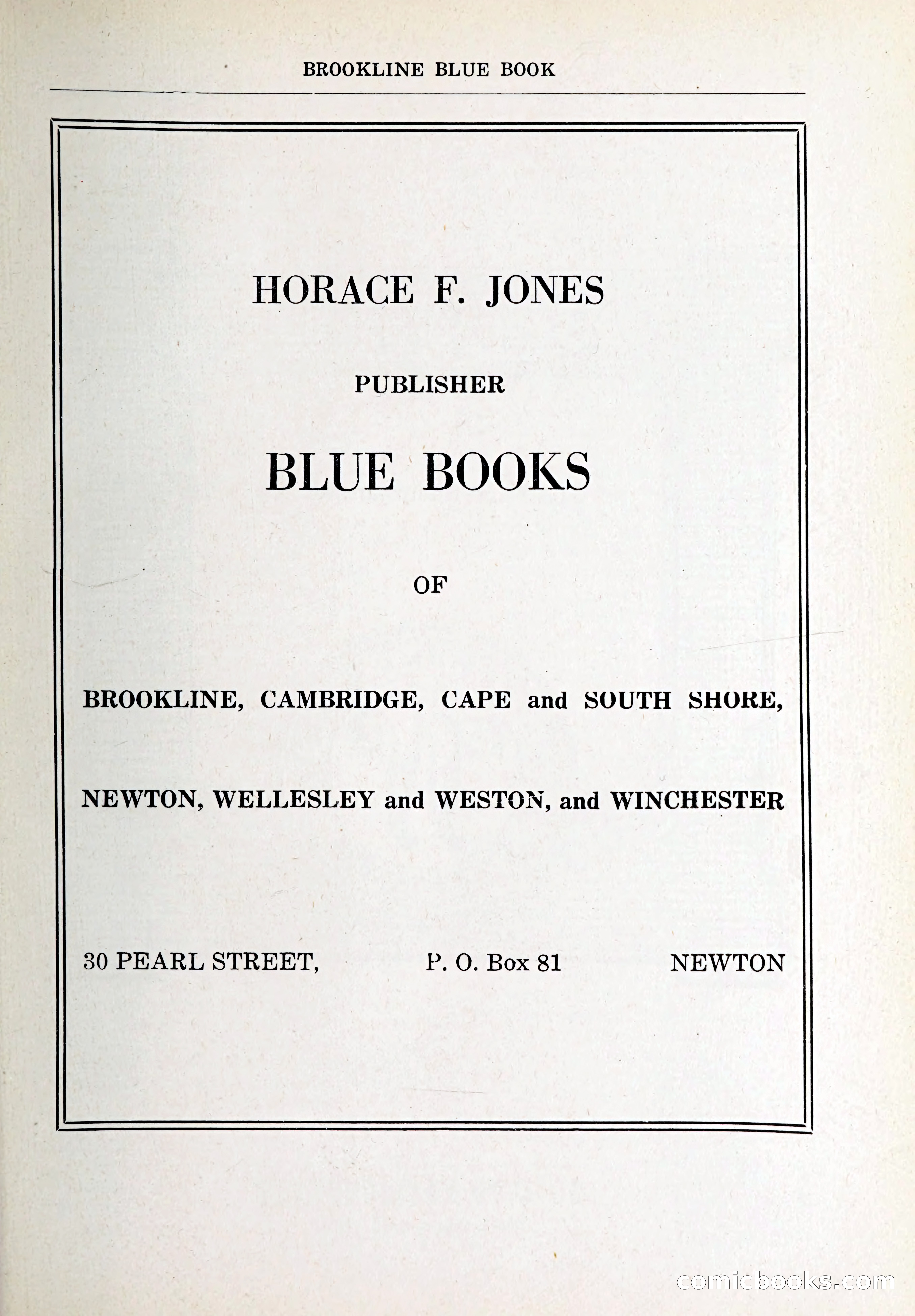 Blue Book of Brookline and Longwood — page 48 of 347