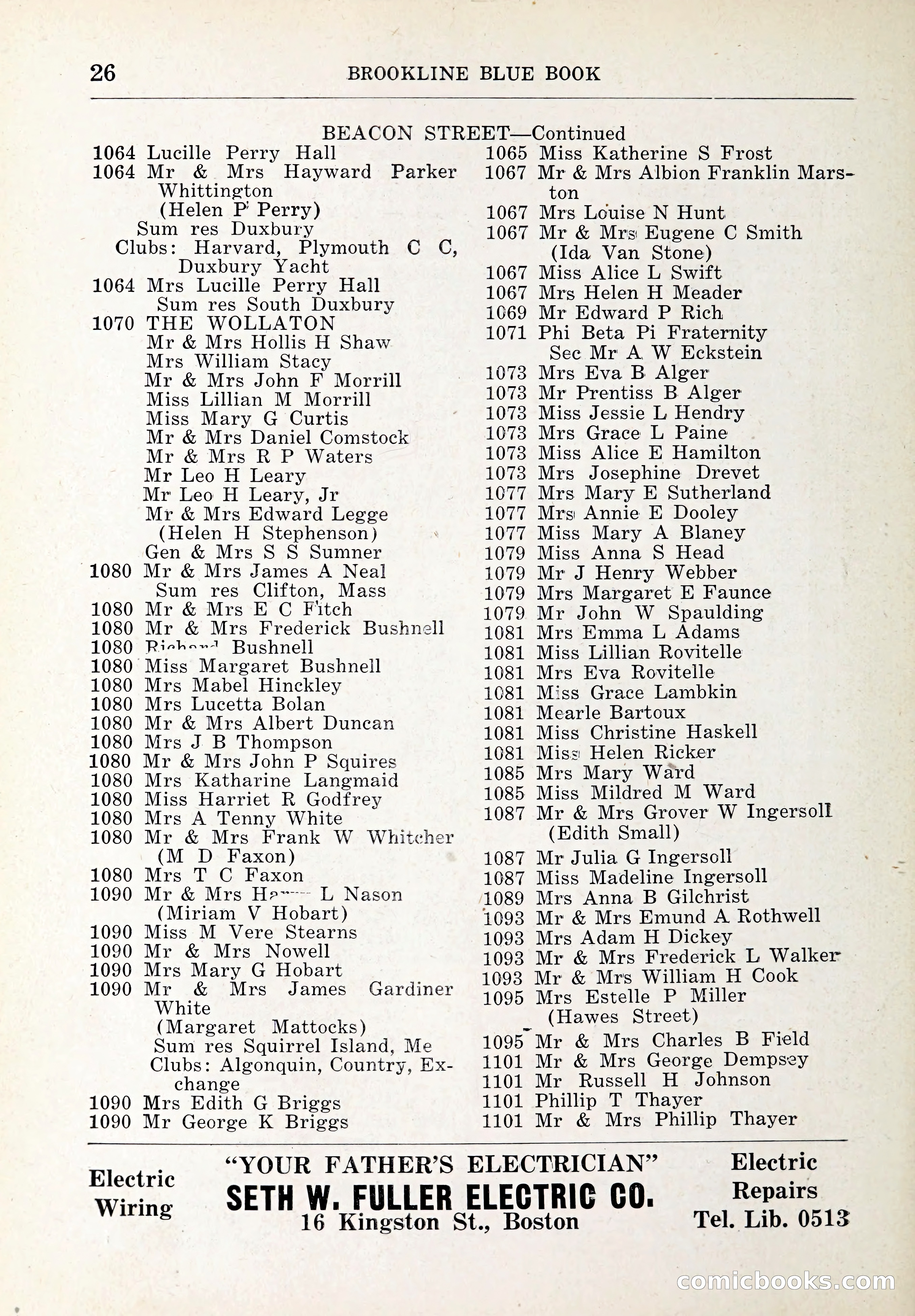 Blue Book of Brookline and Longwood — page 51 of 347