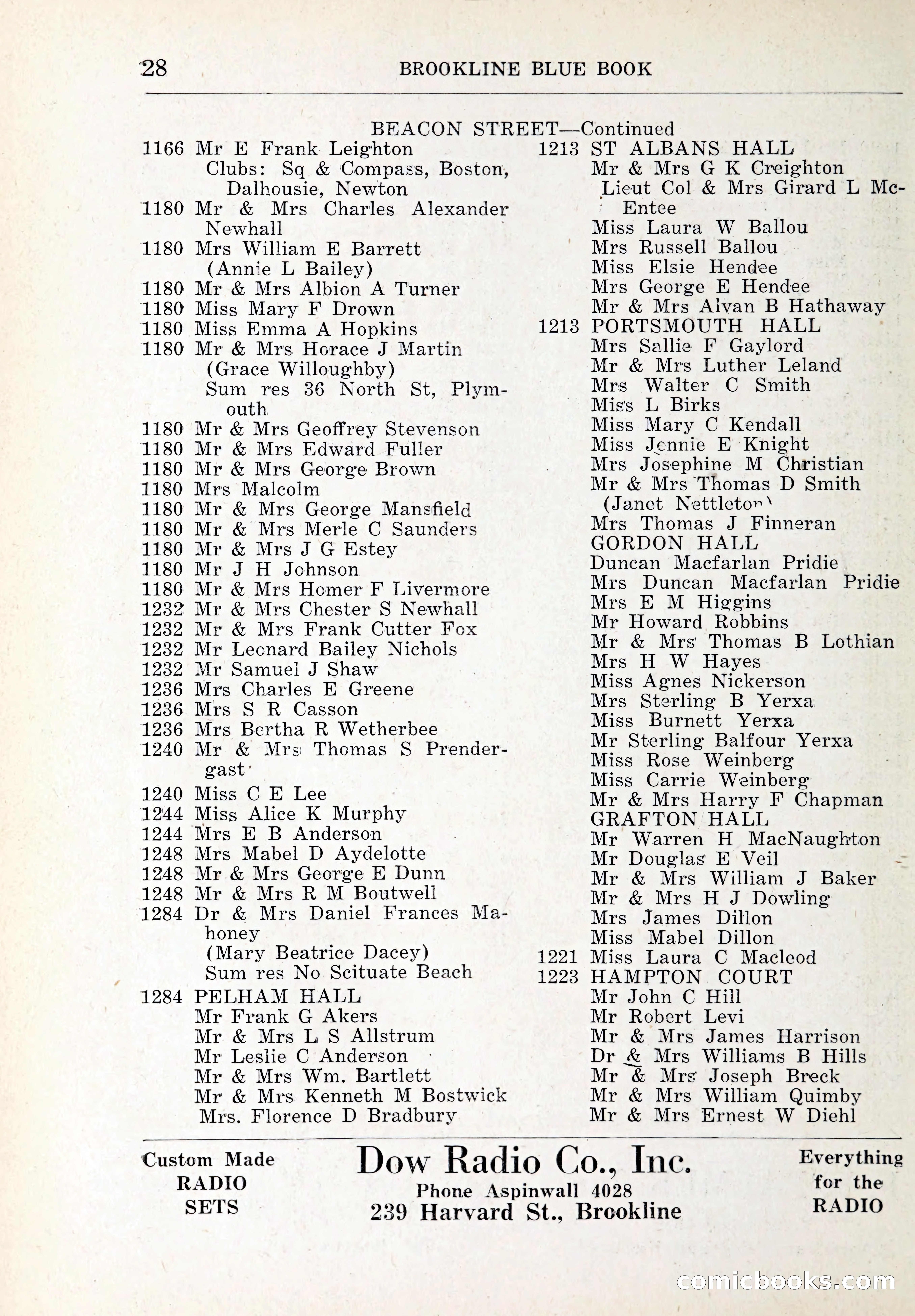 Blue Book of Brookline and Longwood — page 53 of 347