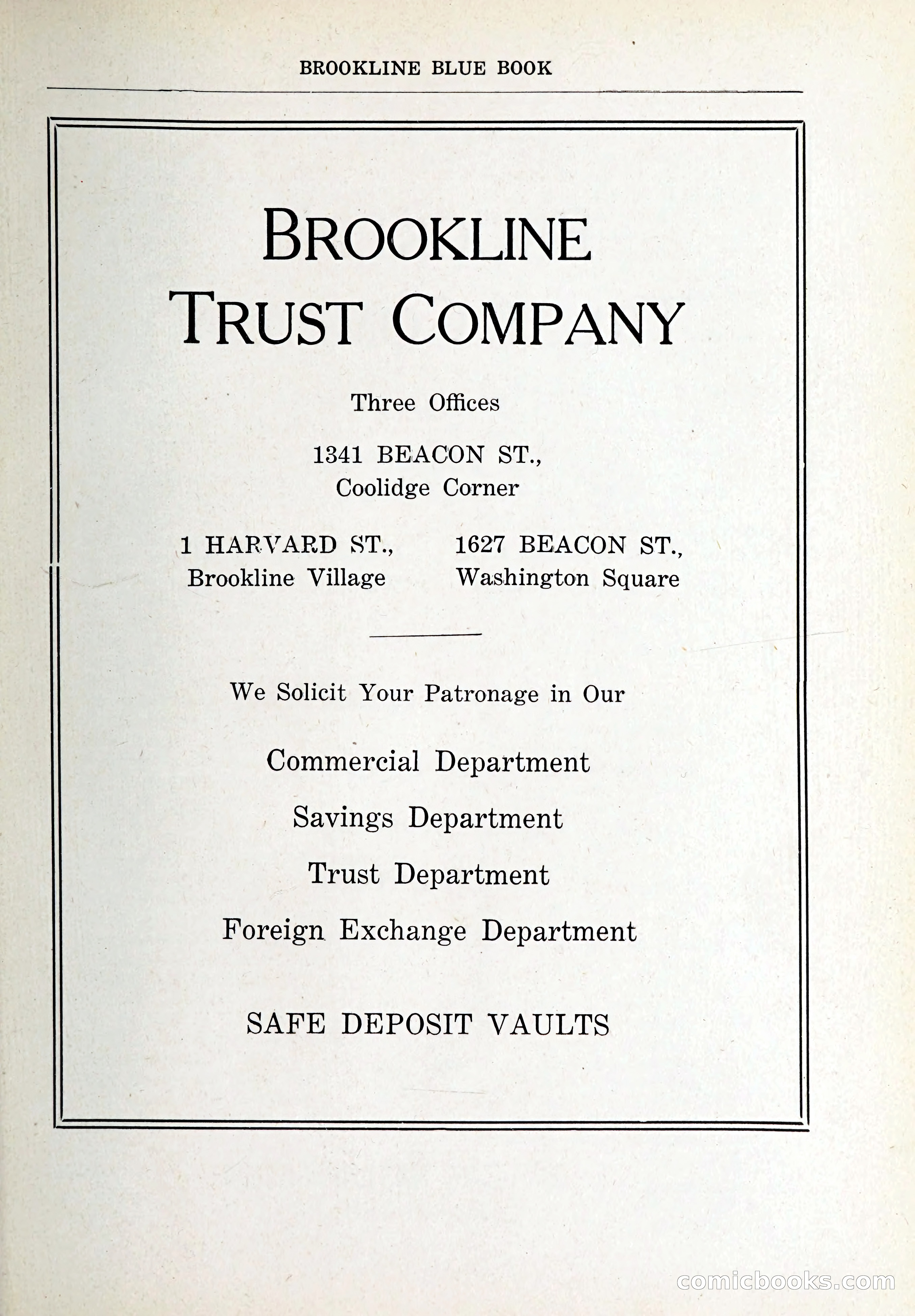 Blue Book of Brookline and Longwood — page 54 of 347