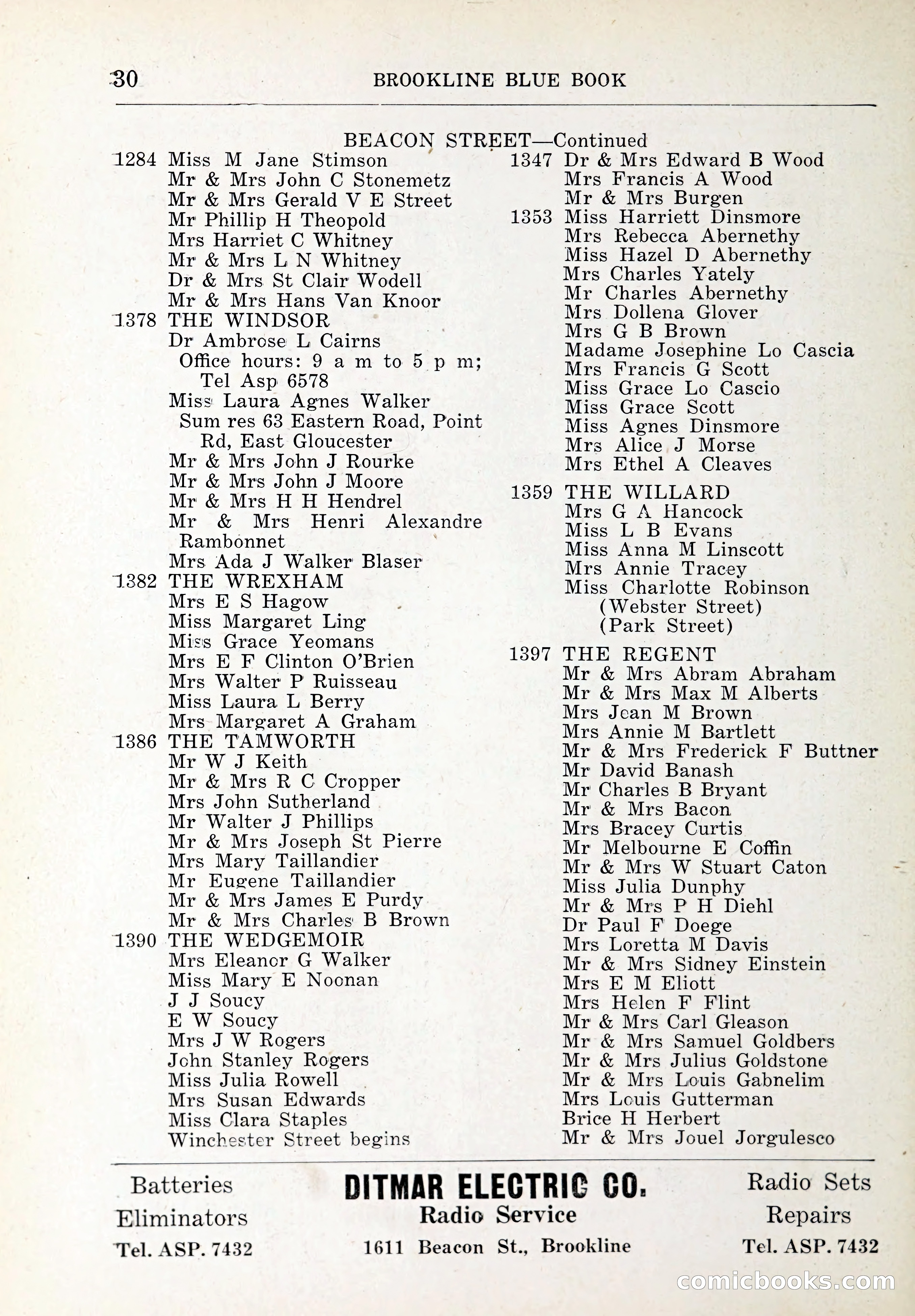 Blue Book of Brookline and Longwood — page 57 of 347