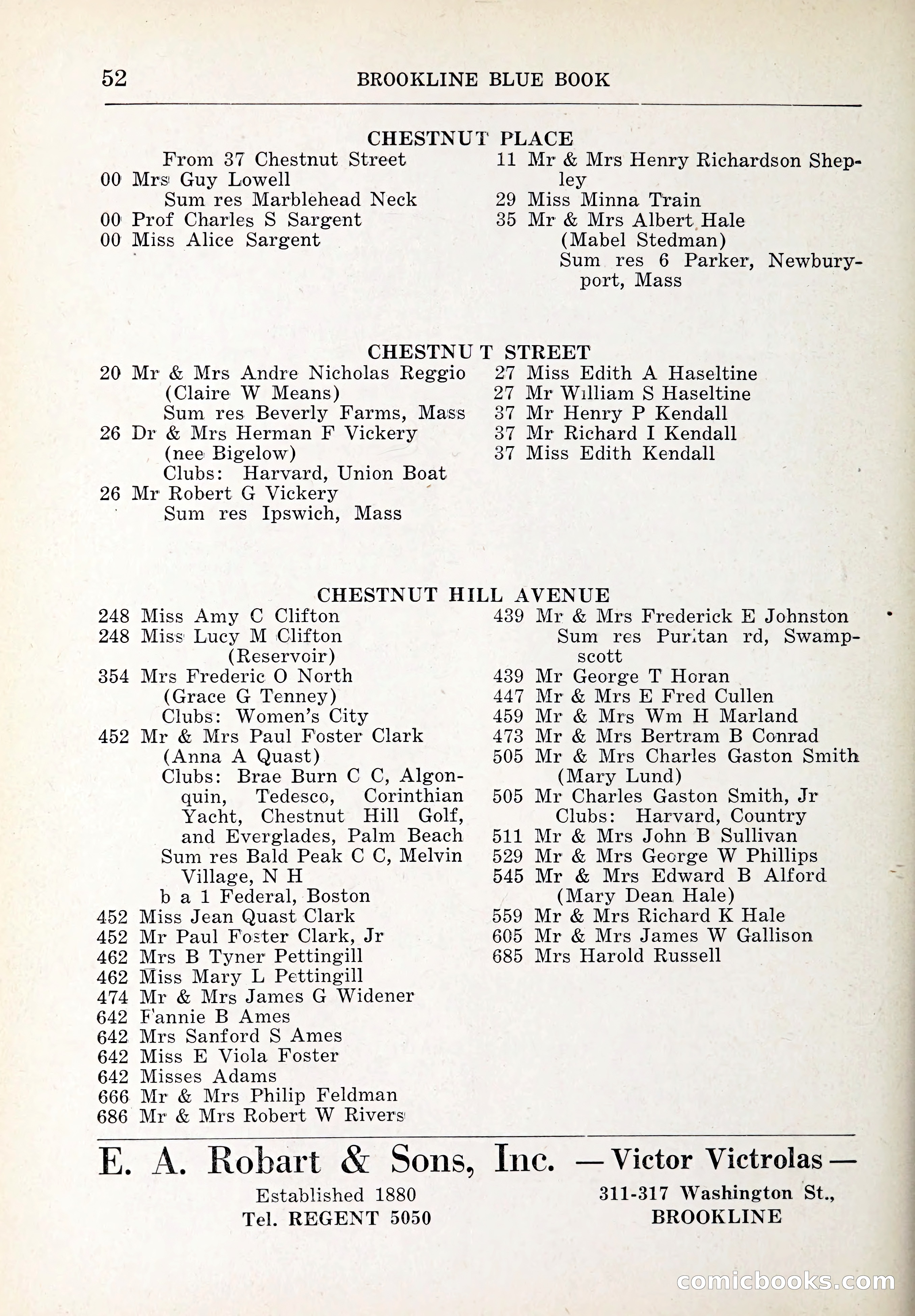 Blue Book of Brookline and Longwood — page 83 of 347