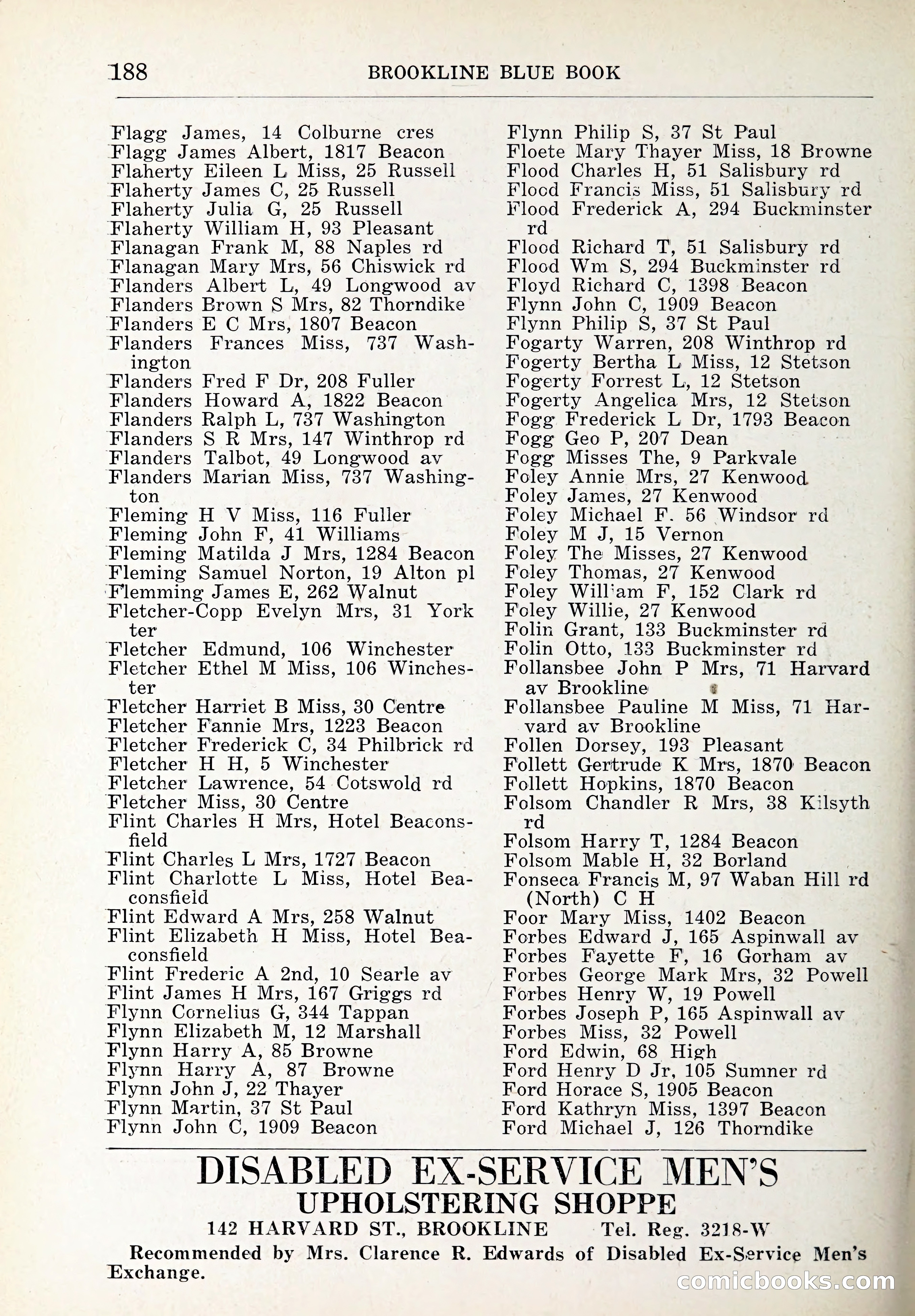 Blue Book of Brookline and Longwood — page 223 of 347