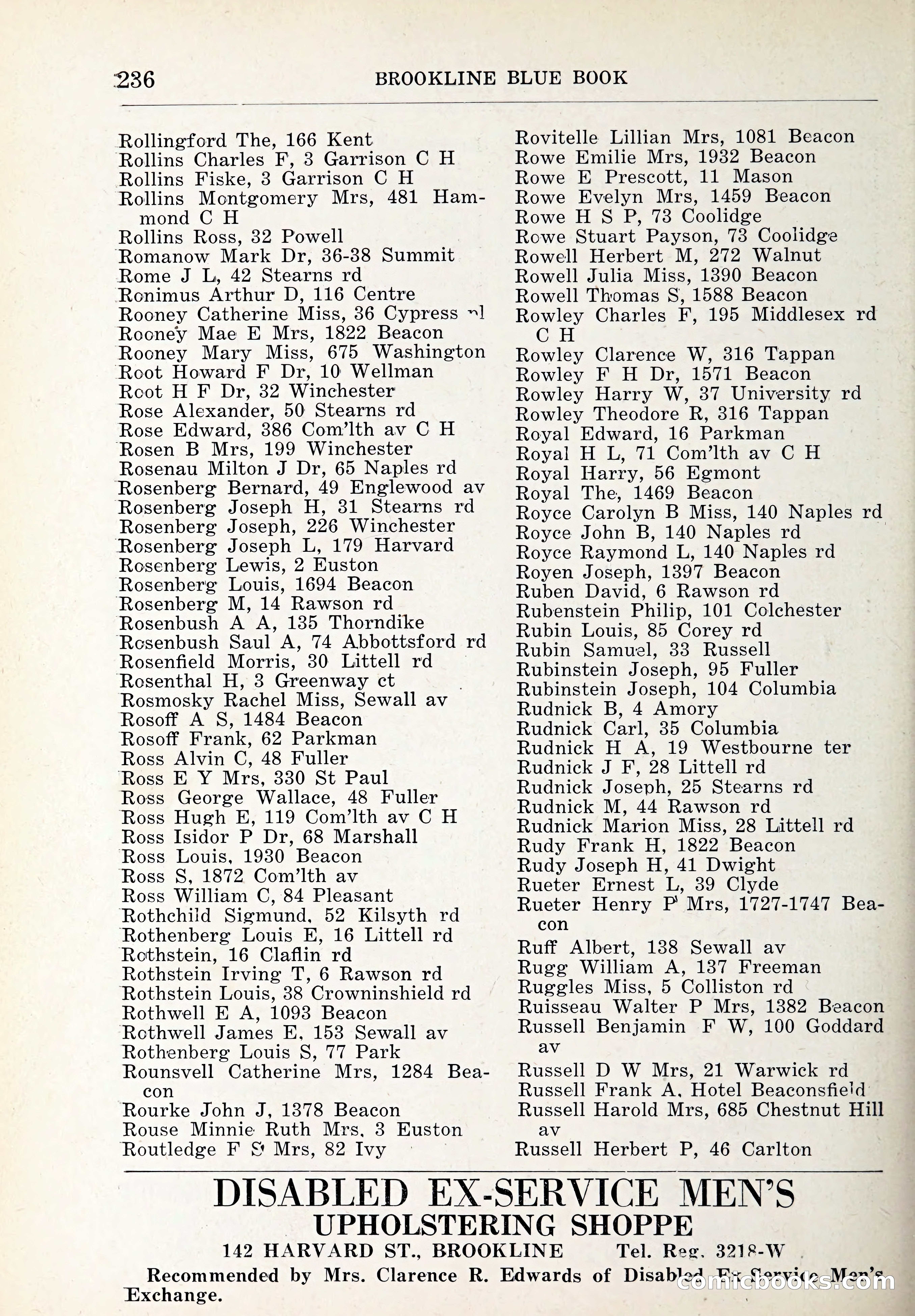 Blue Book of Brookline and Longwood — page 271 of 347