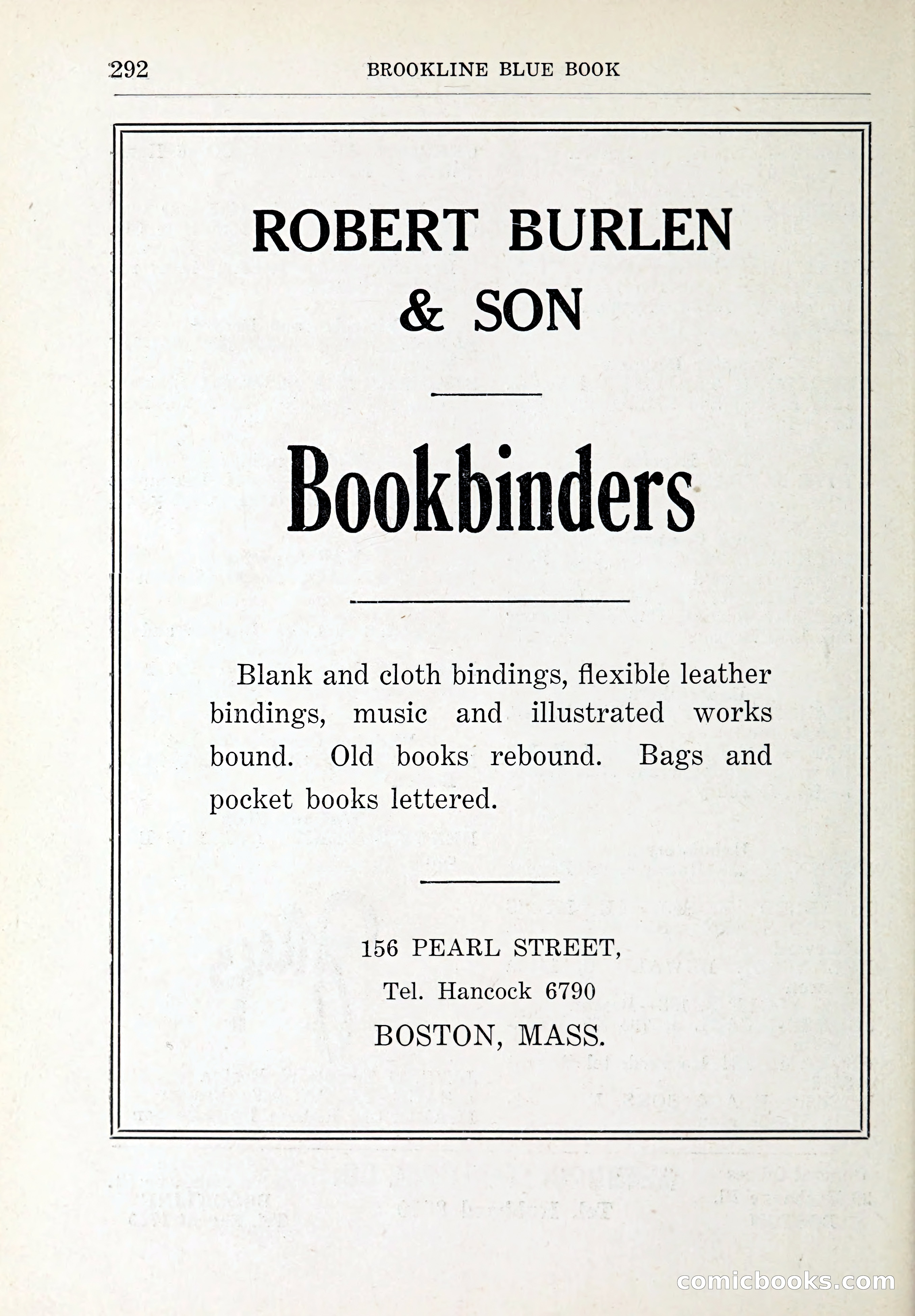 Blue Book of Brookline and Longwood — page 327 of 347