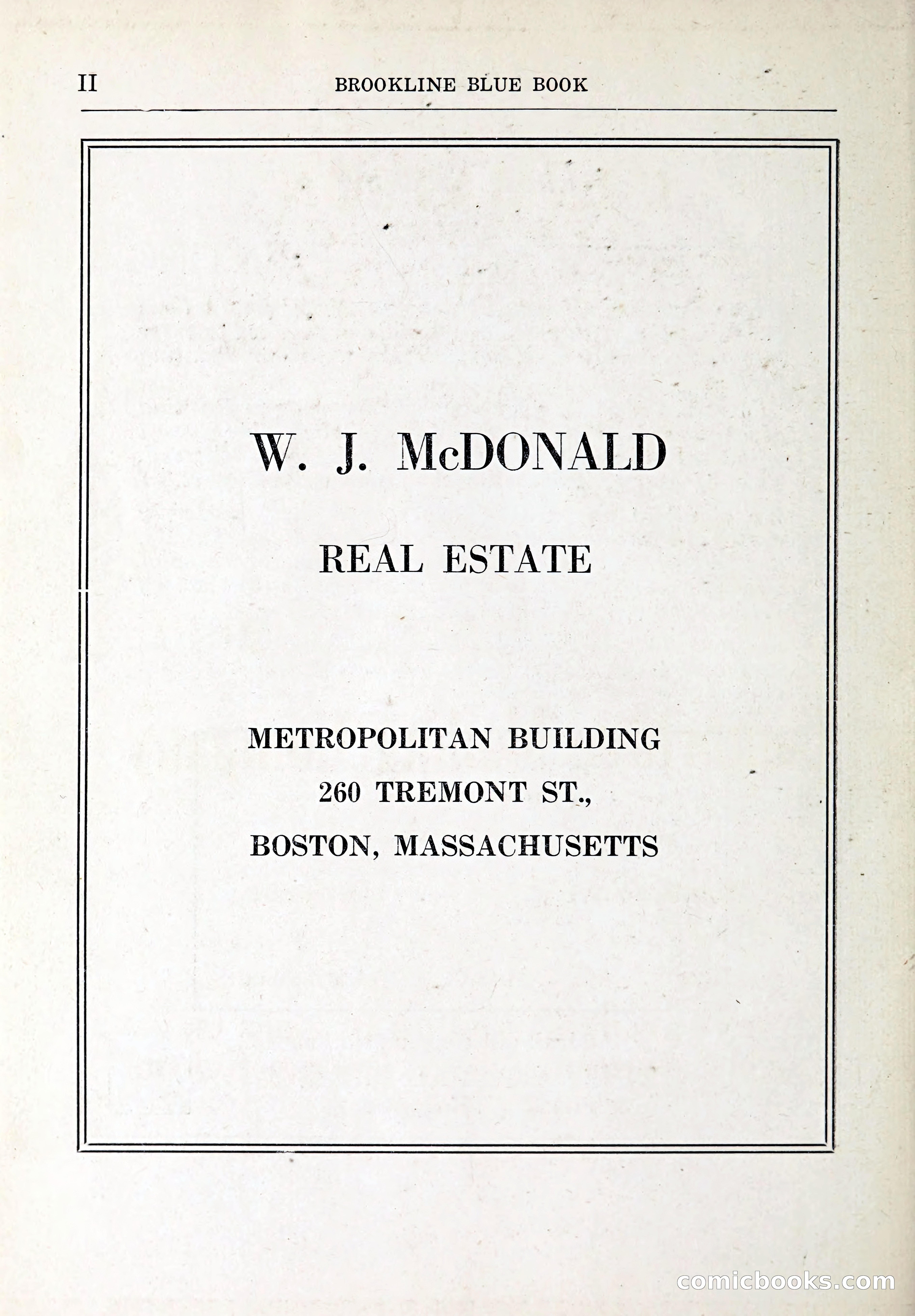 Blue Book of Brookline and Longwood — page 345 of 347