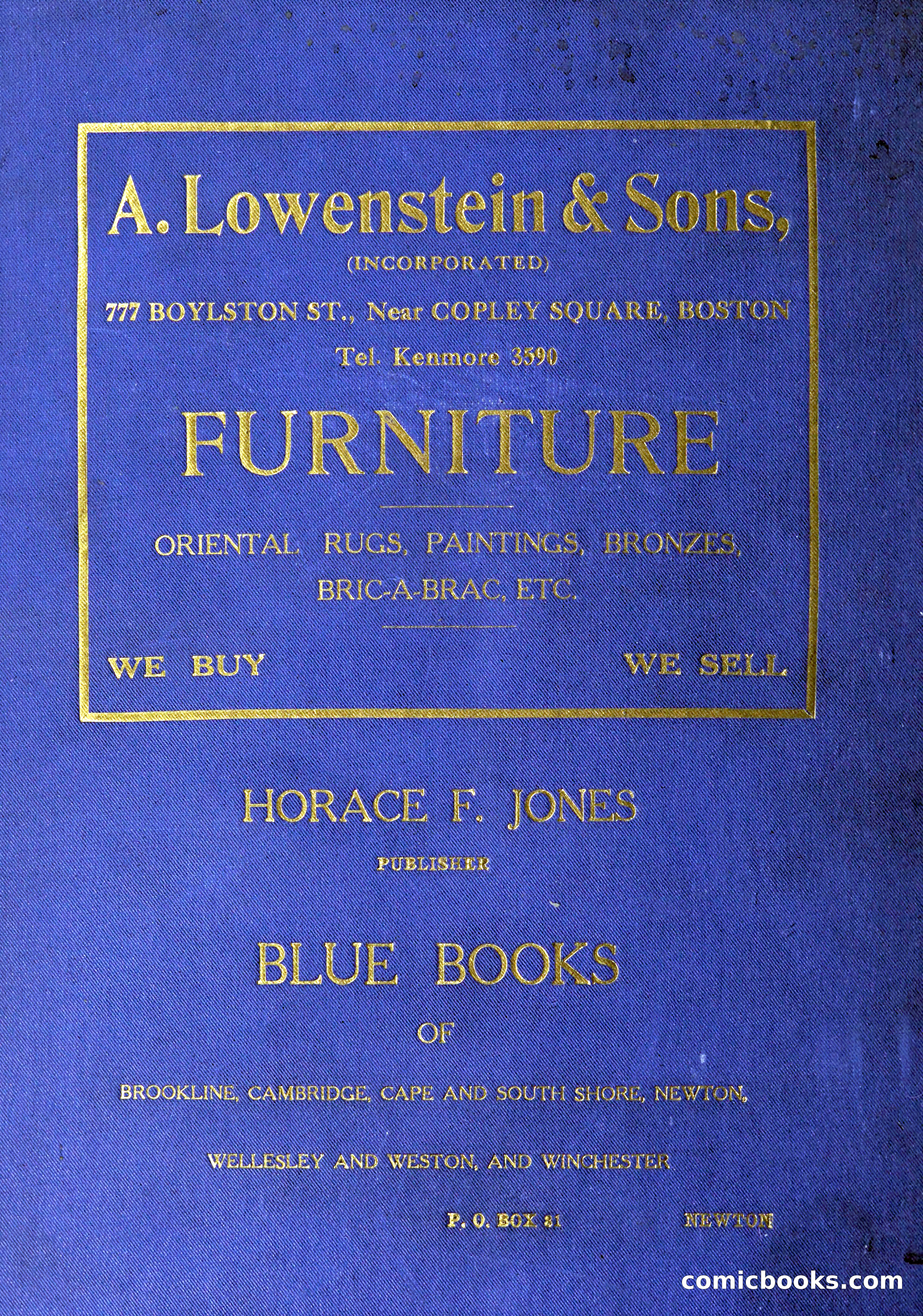 Blue Book of Brookline and Longwood — page 347 of 347