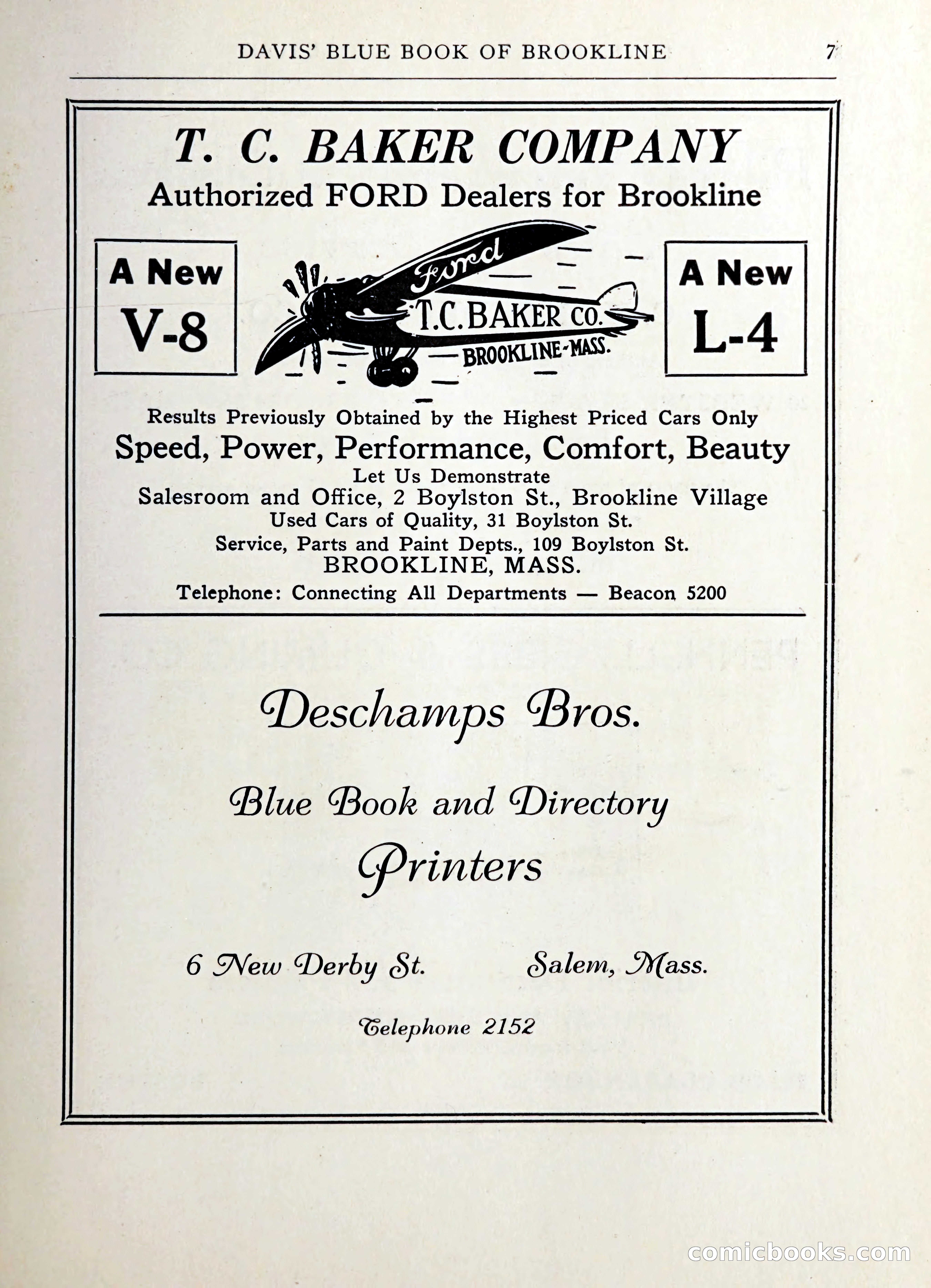 Davis' Blue Book of Brookline — page 8 of 253