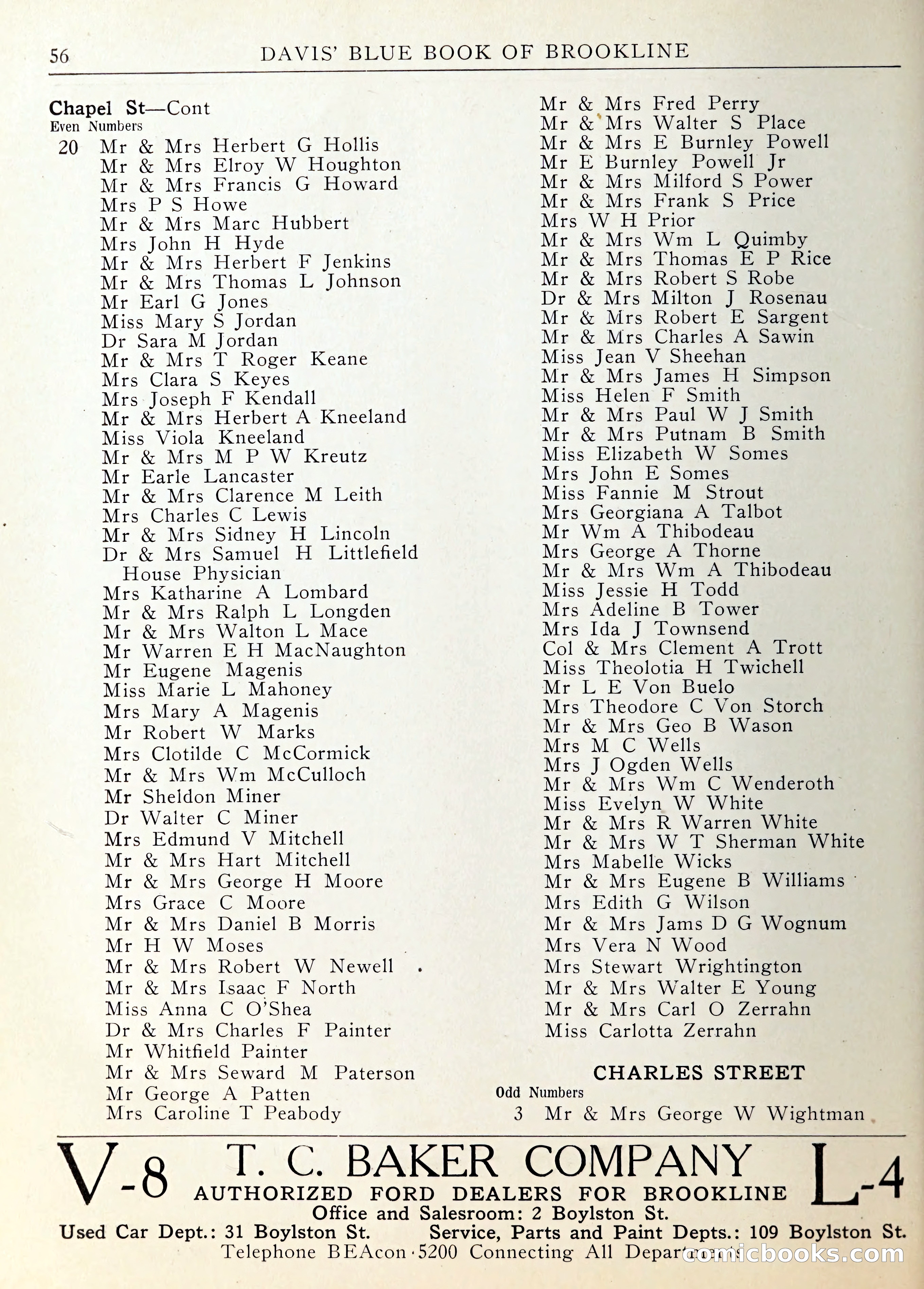 Davis' Blue Book of Brookline — page 57 of 253