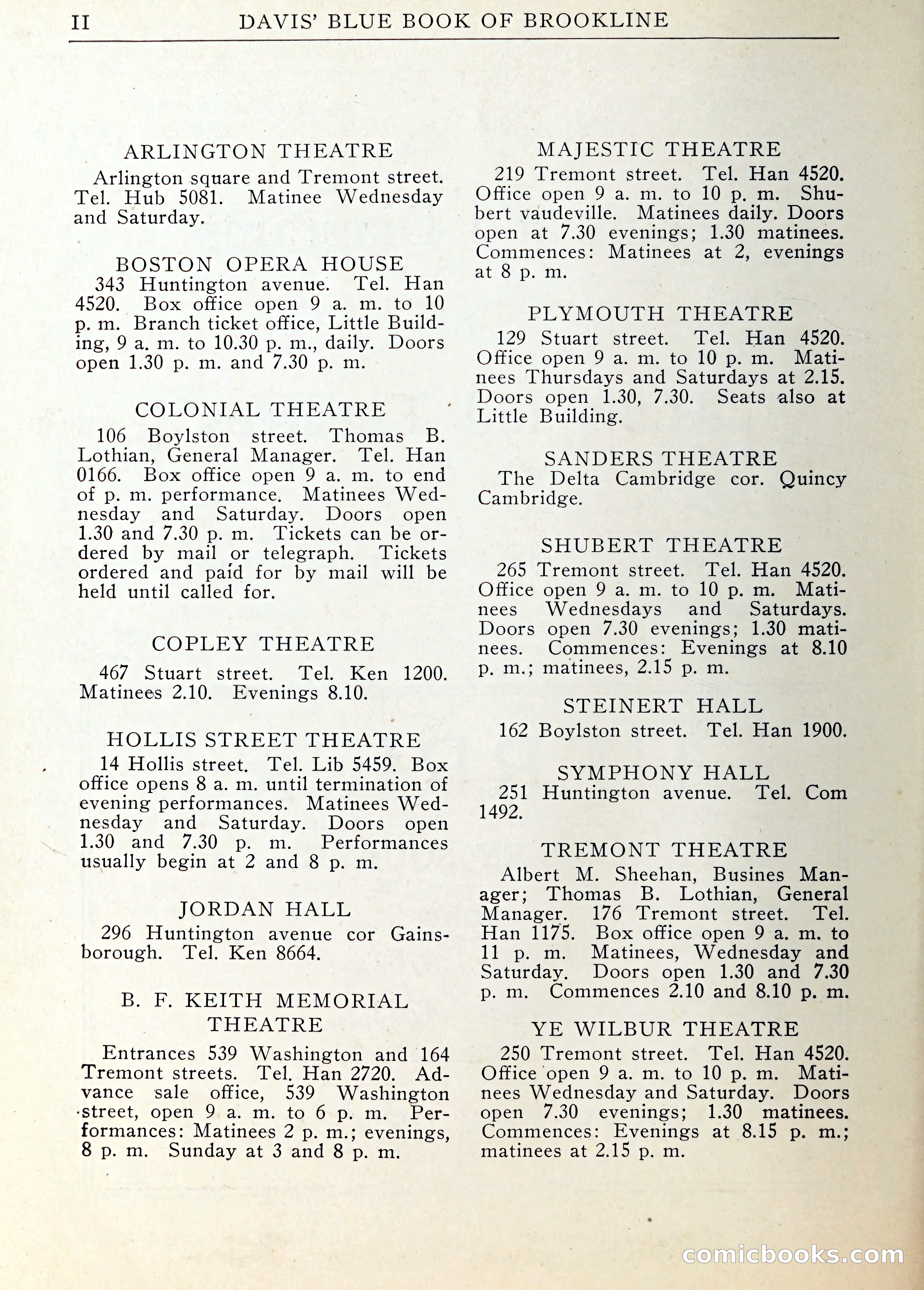 Davis' Blue Book of Brookline — page 237 of 253