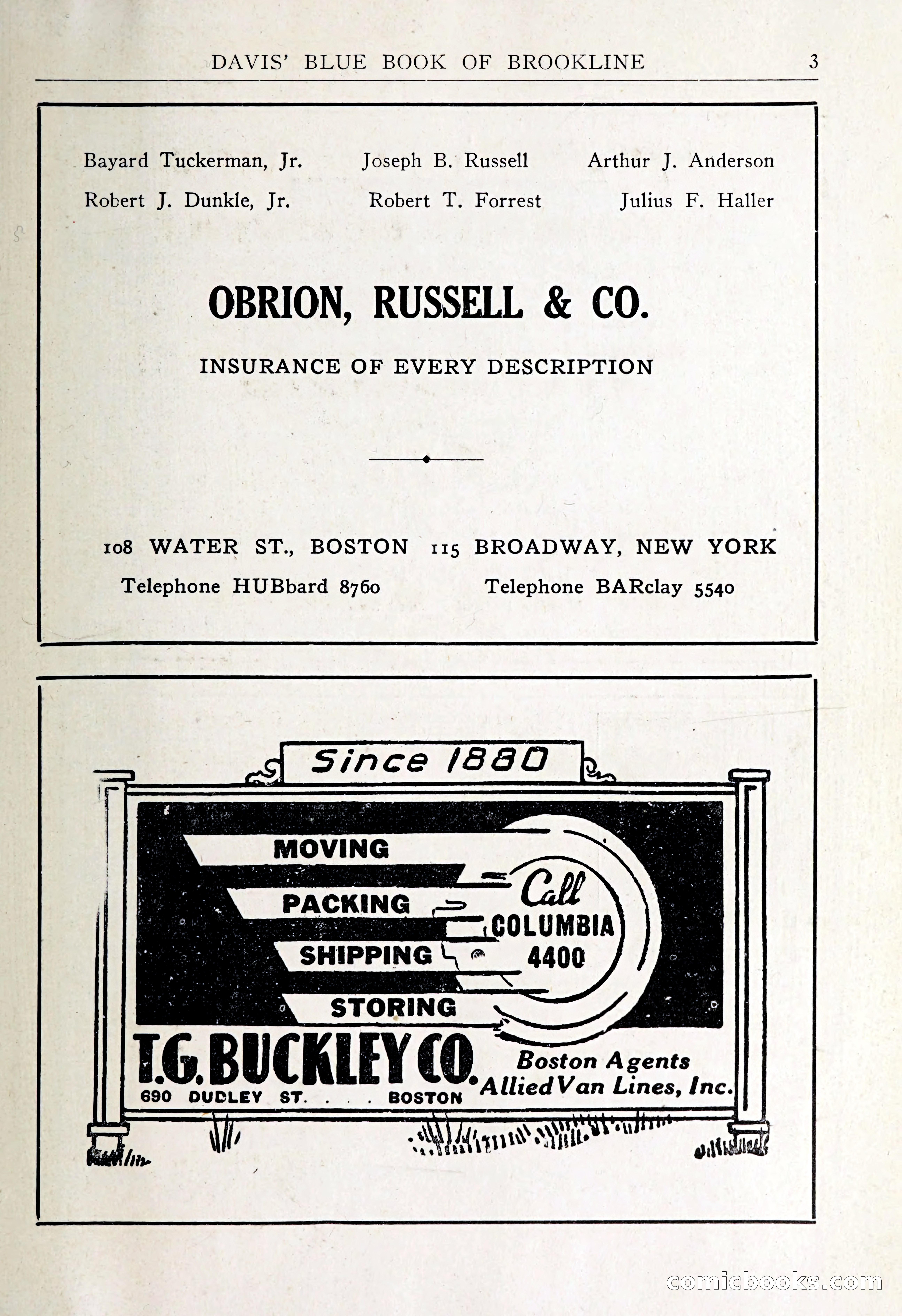 Davis' Blue Book of Brookline: Wellesley and Weston — page 4 of 246