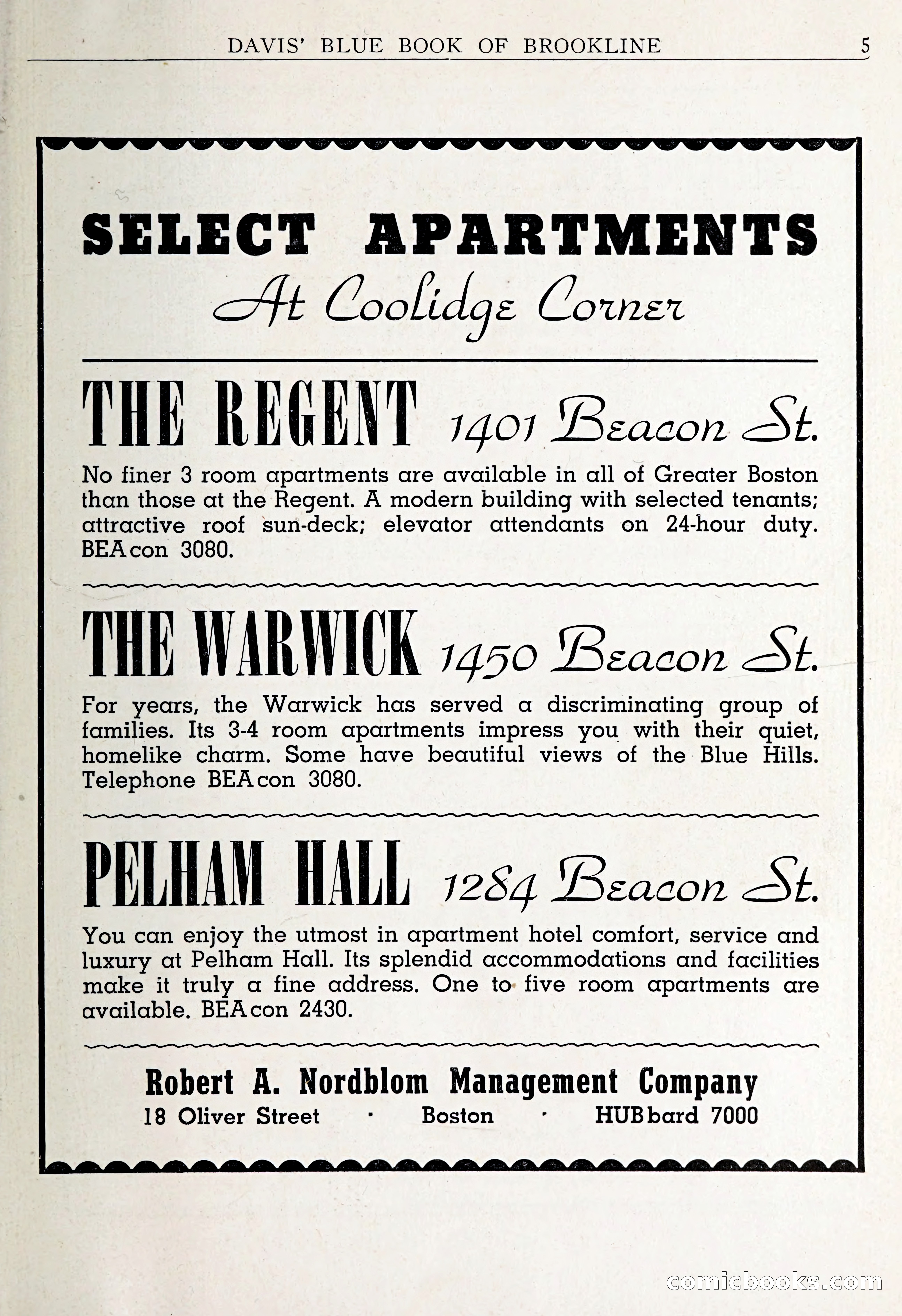 Davis' Blue Book of Brookline: Wellesley and Weston — page 6 of 246