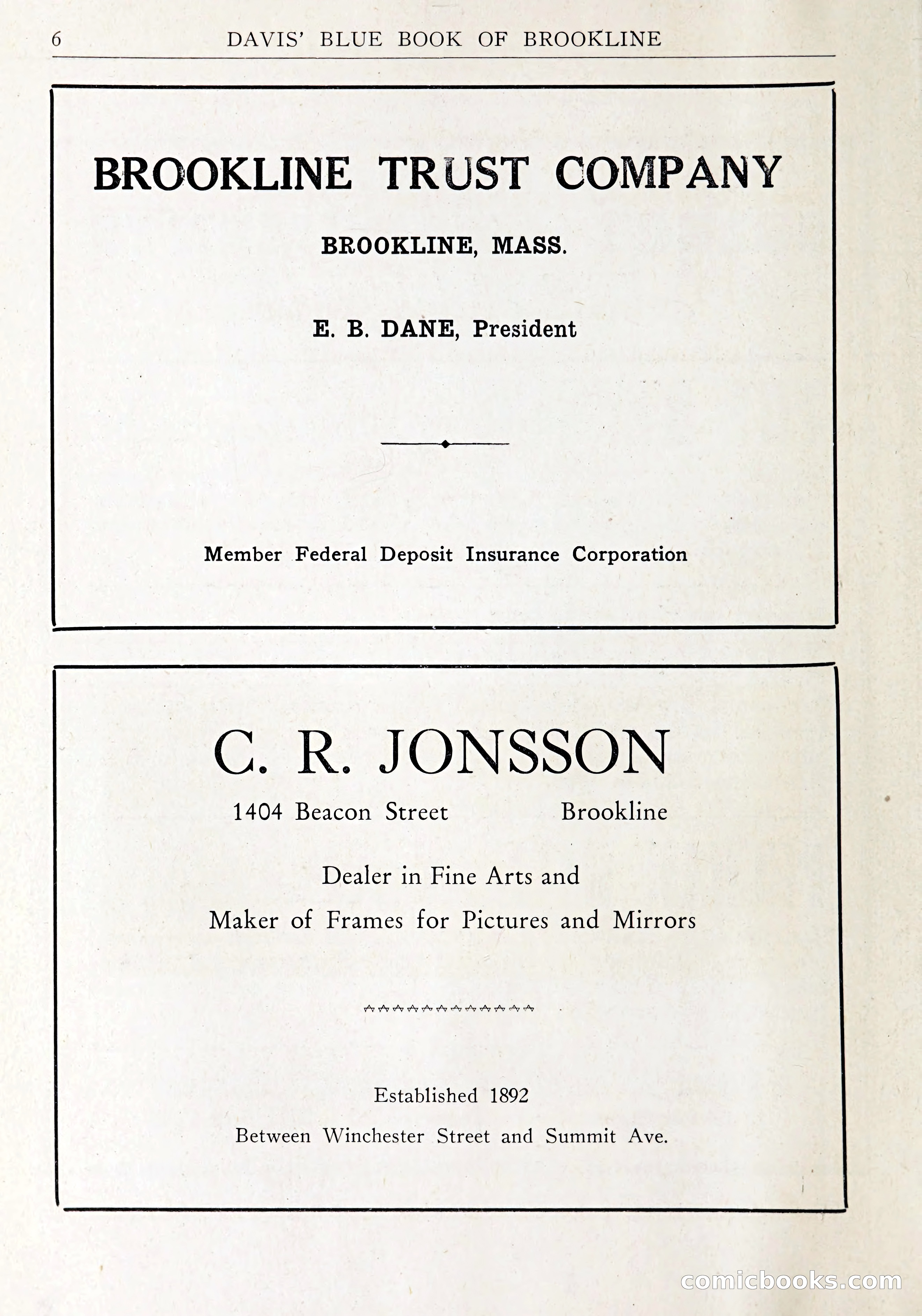 Davis' Blue Book of Brookline: Wellesley and Weston — page 7 of 246