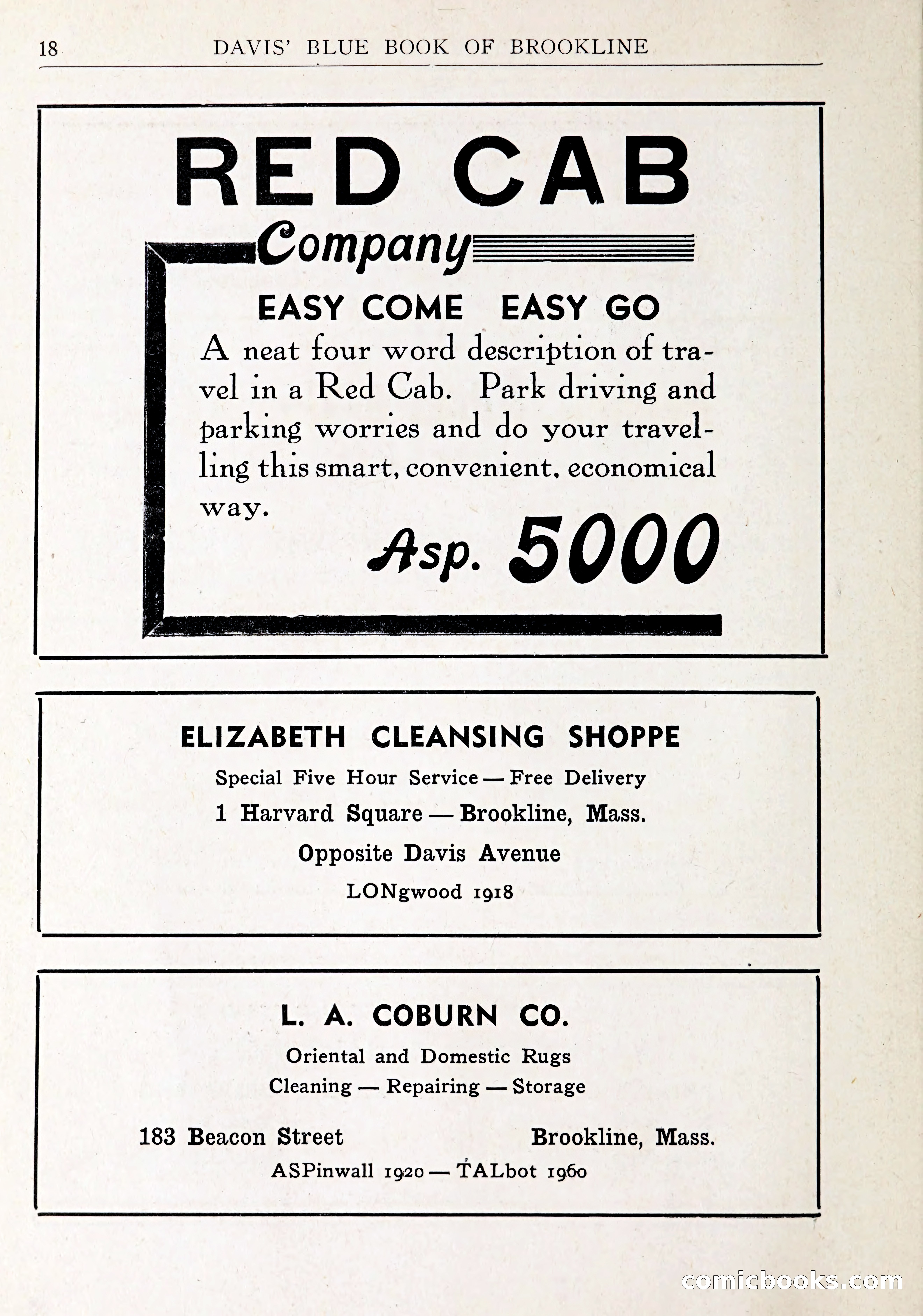 Davis' Blue Book of Brookline: Wellesley and Weston — page 19 of 246