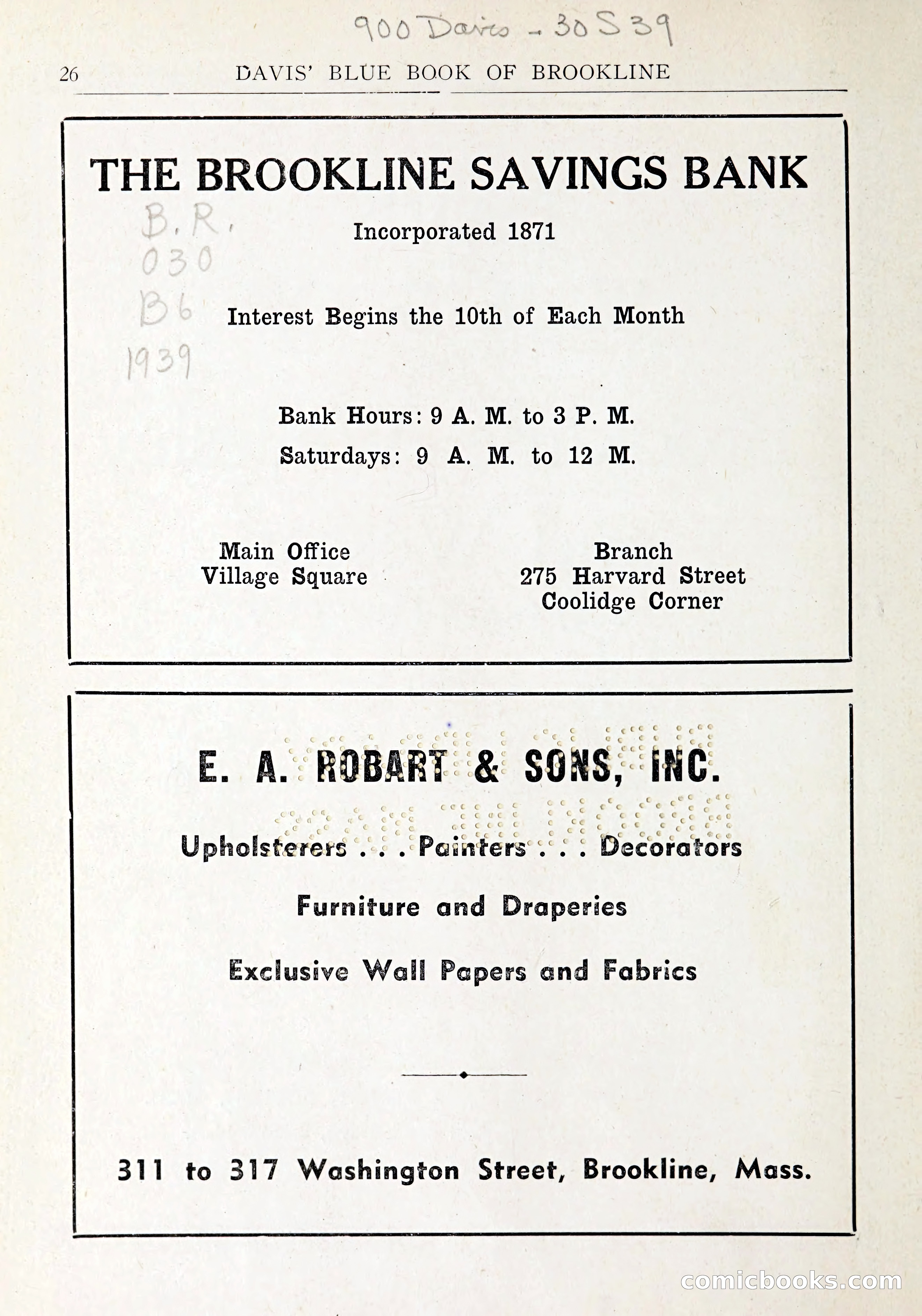 Davis' Blue Book of Brookline: Wellesley and Weston — page 29 of 246