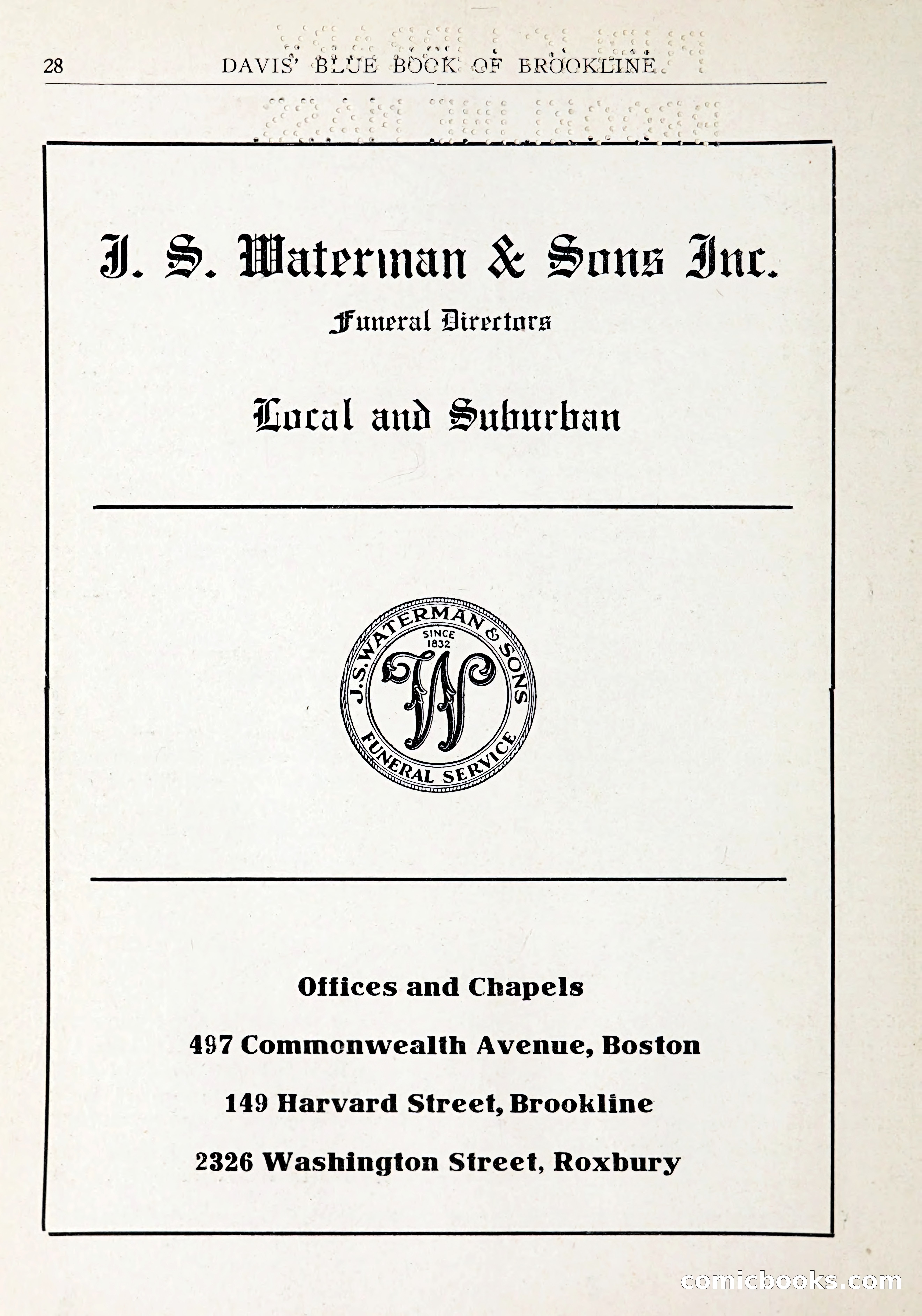 Davis' Blue Book of Brookline: Wellesley and Weston — page 31 of 246