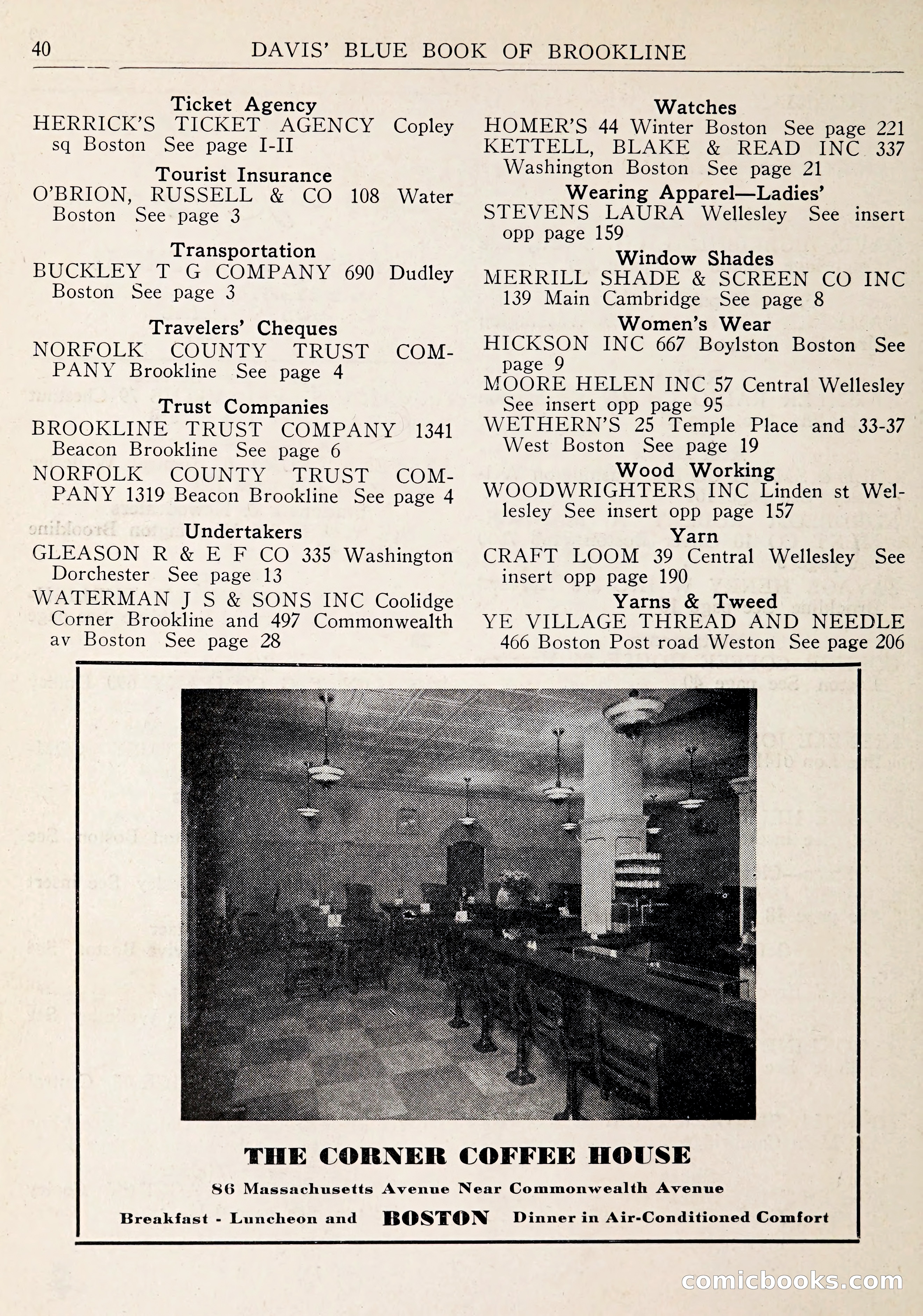 Davis' Blue Book of Brookline: Wellesley and Weston — page 43 of 246