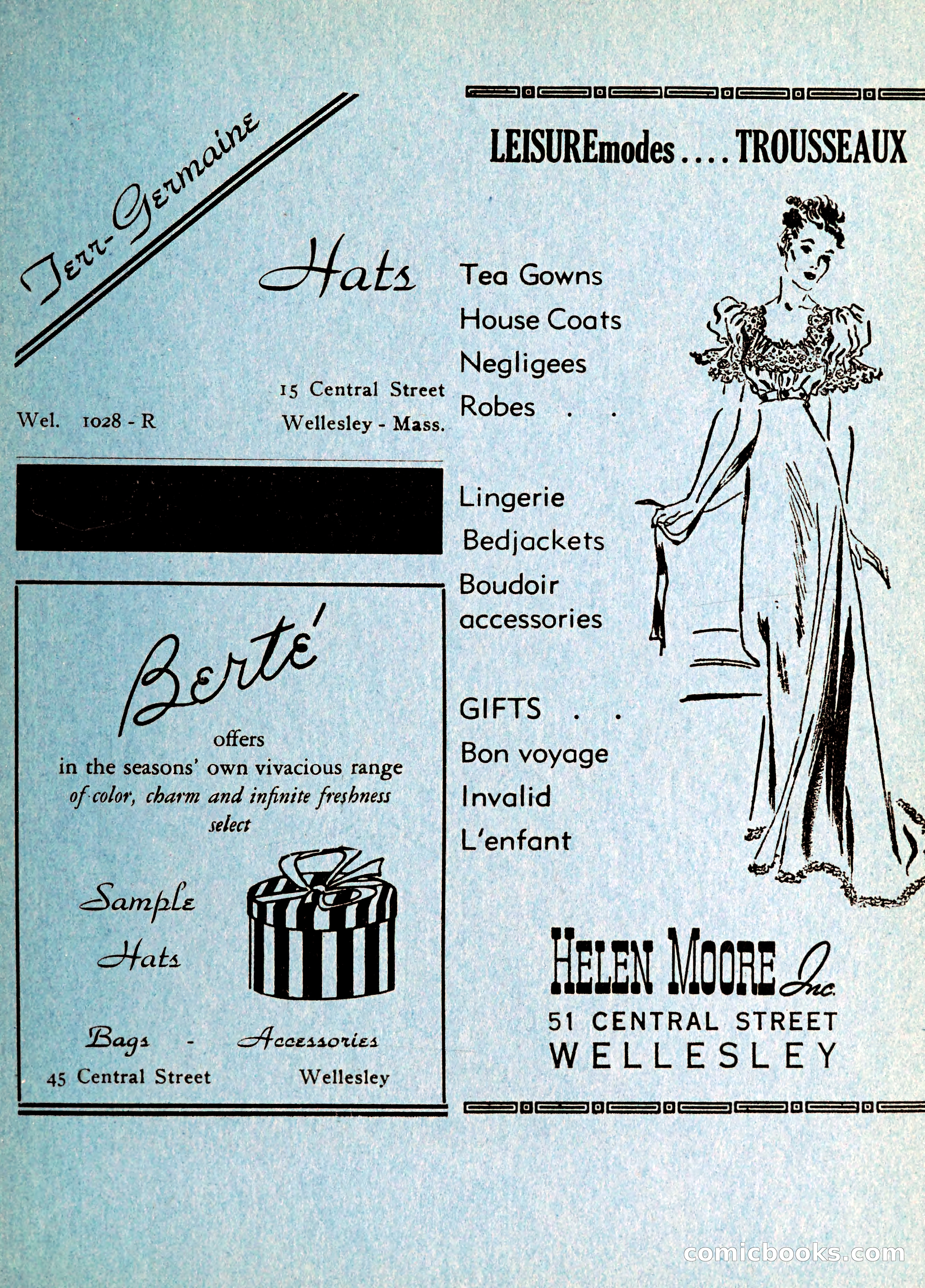 Davis' Blue Book of Brookline: Wellesley and Weston — page 100 of 246