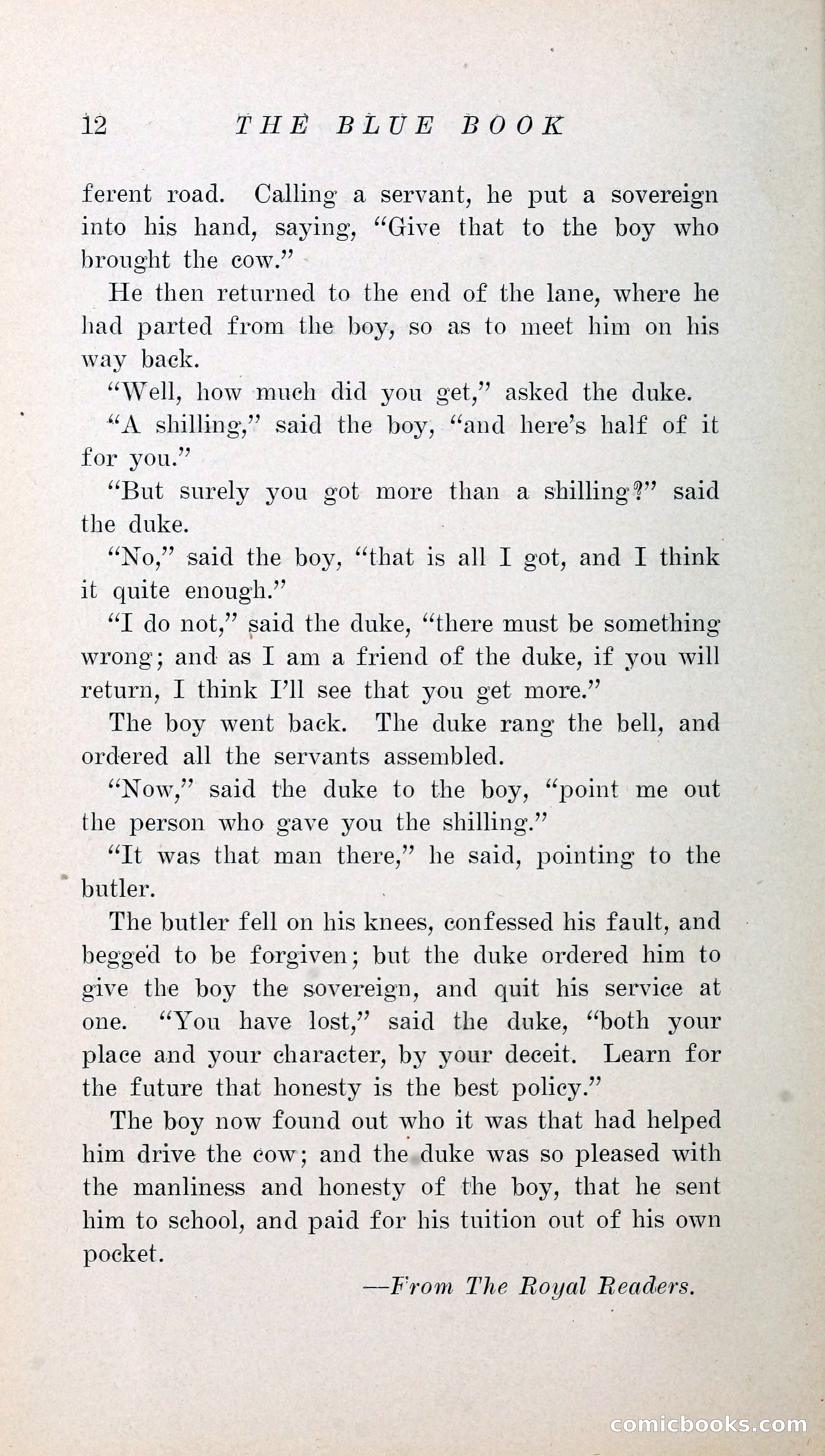 The Blue Book of Stories by M. L. Brittain — page 17 of 161
