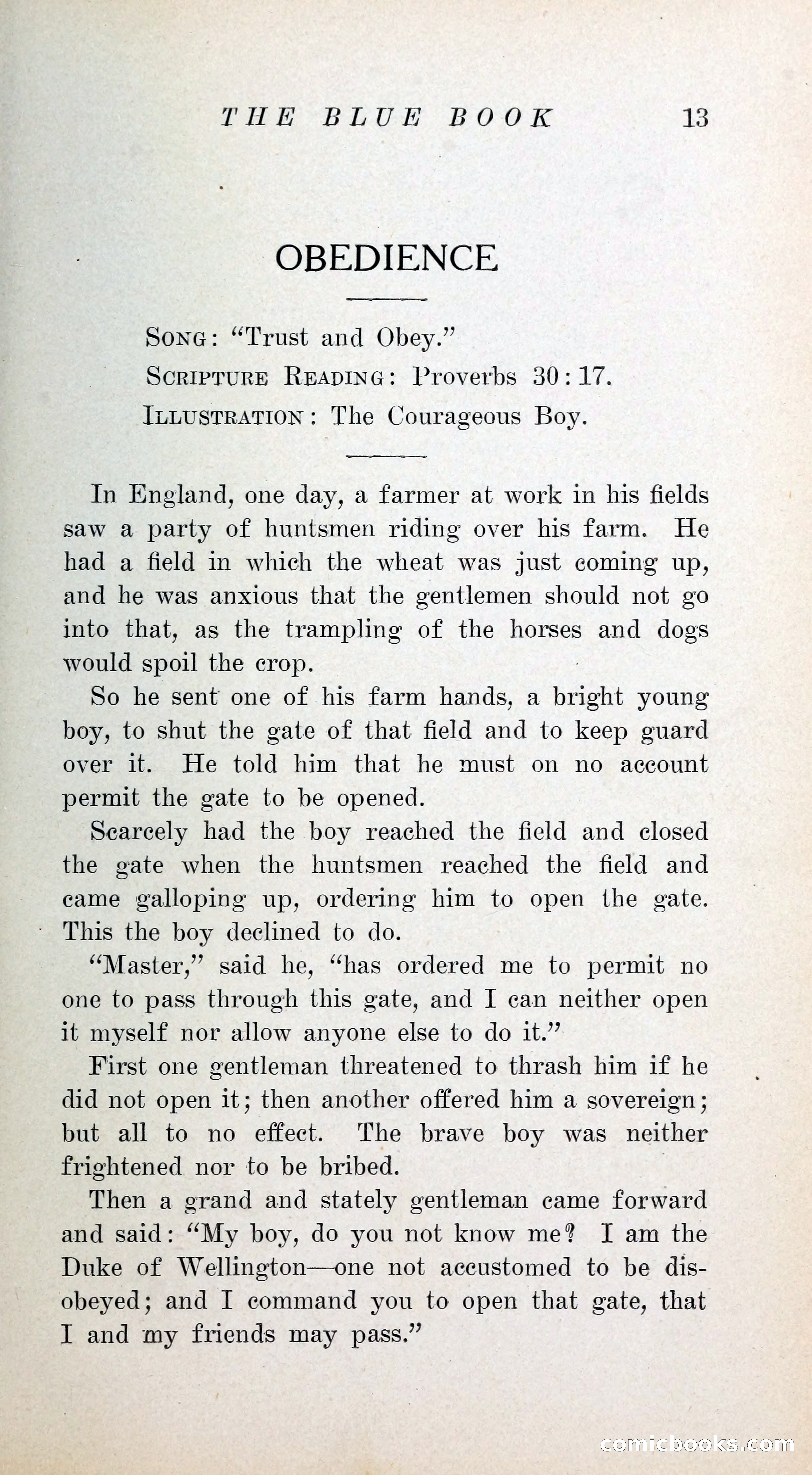 The Blue Book of Stories by M. L. Brittain — page 18 of 161