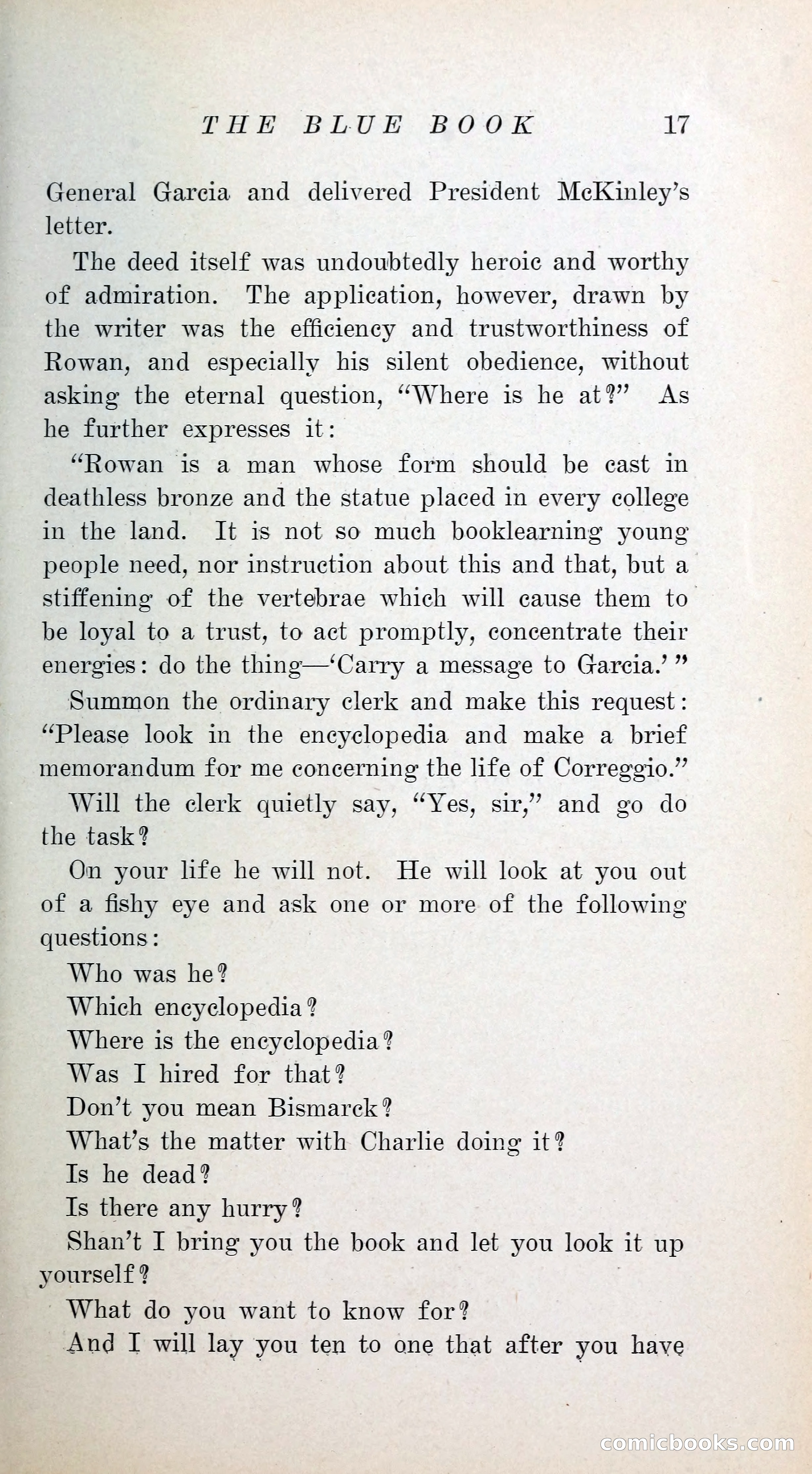 The Blue Book of Stories by M. L. Brittain — page 22 of 161