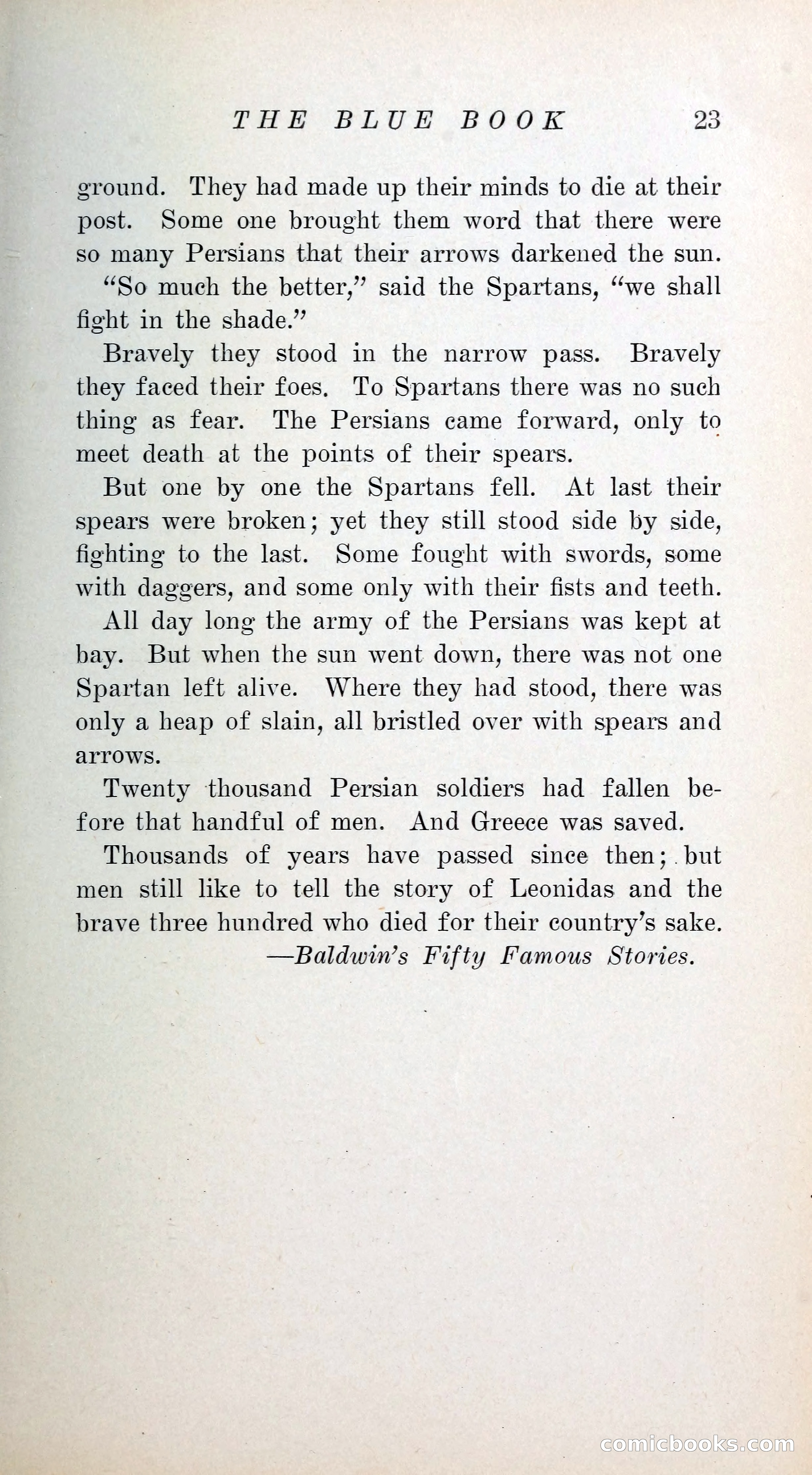 The Blue Book of Stories by M. L. Brittain — page 28 of 161