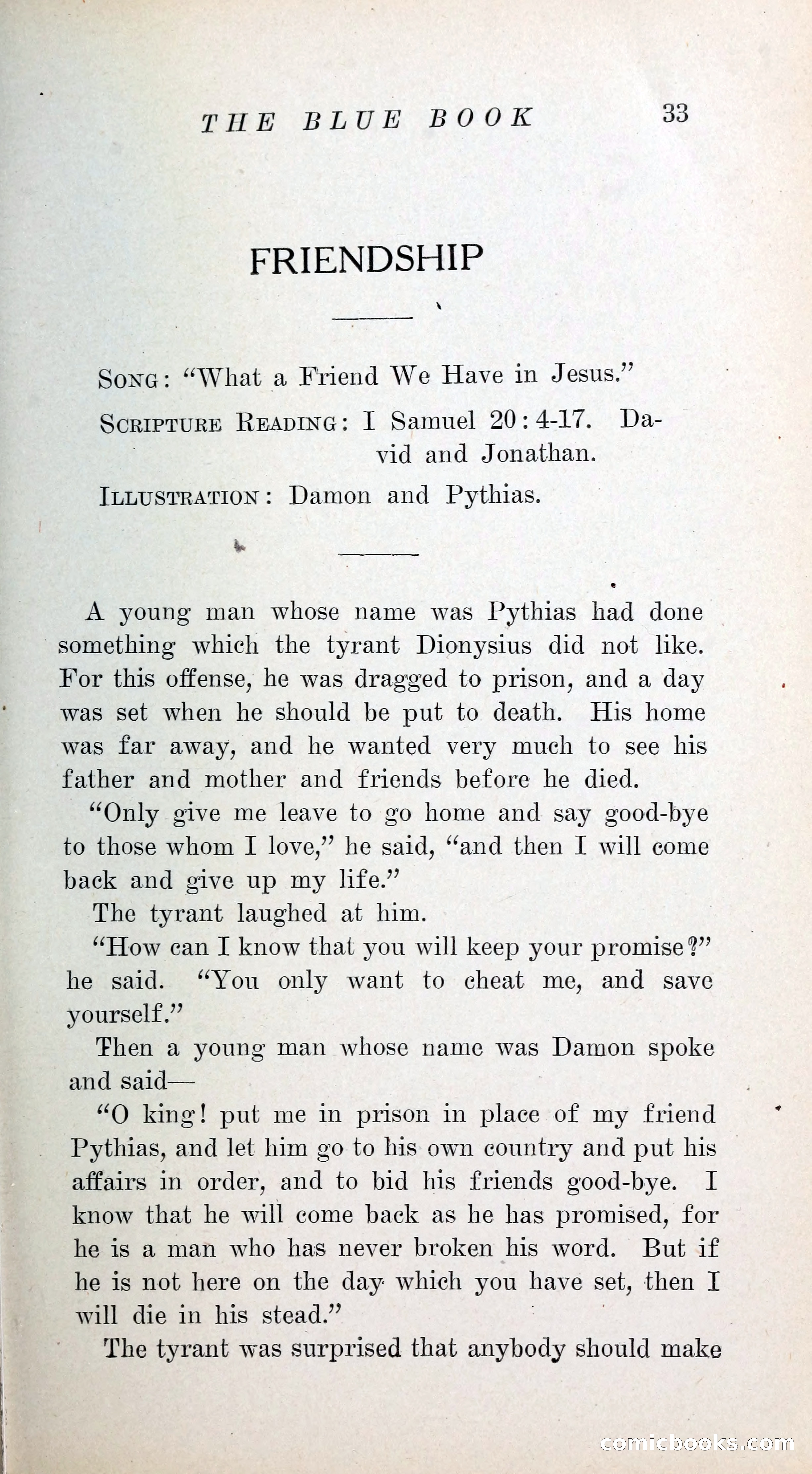 The Blue Book of Stories by M. L. Brittain — page 38 of 161