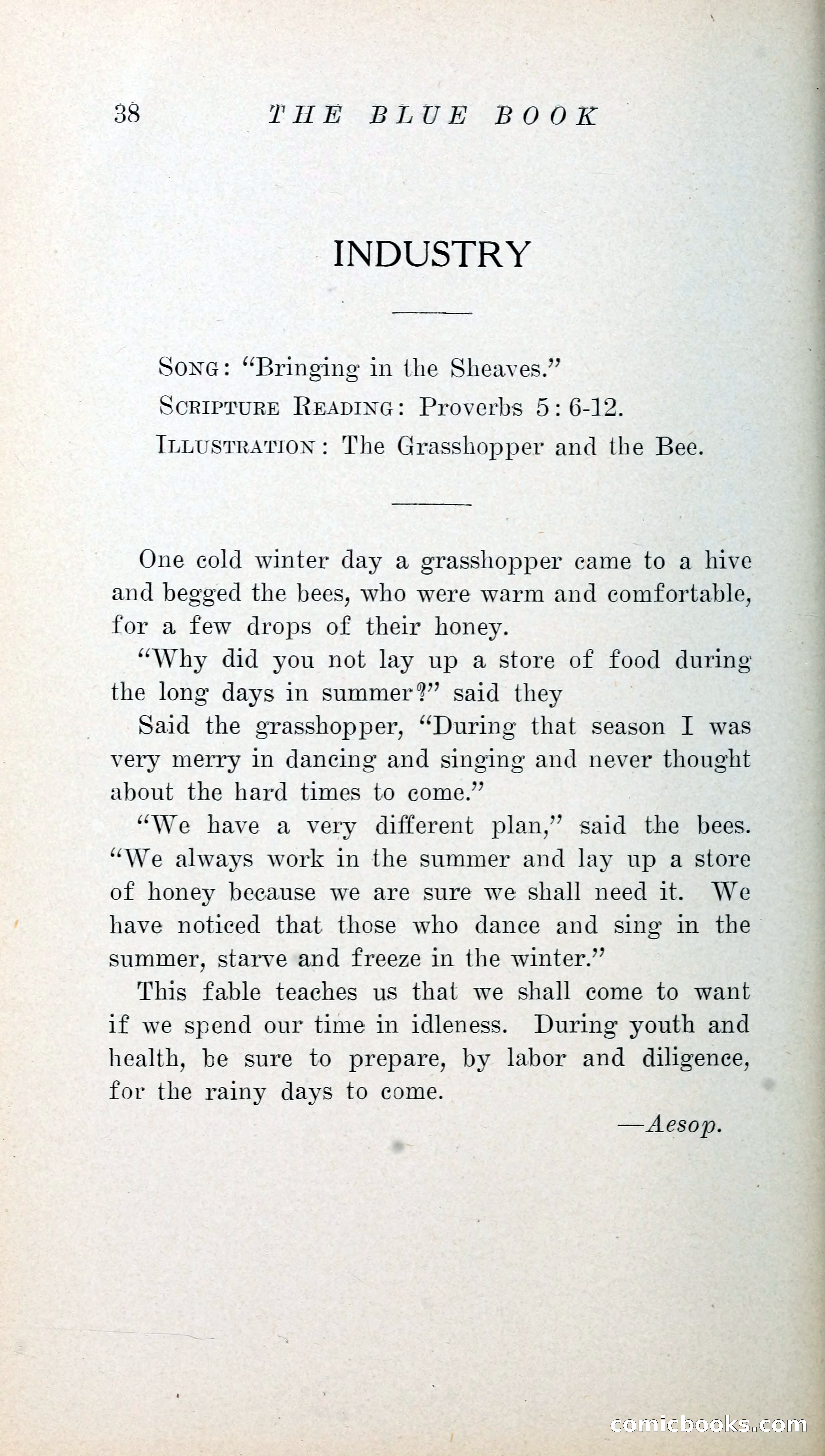 The Blue Book of Stories by M. L. Brittain — page 43 of 161