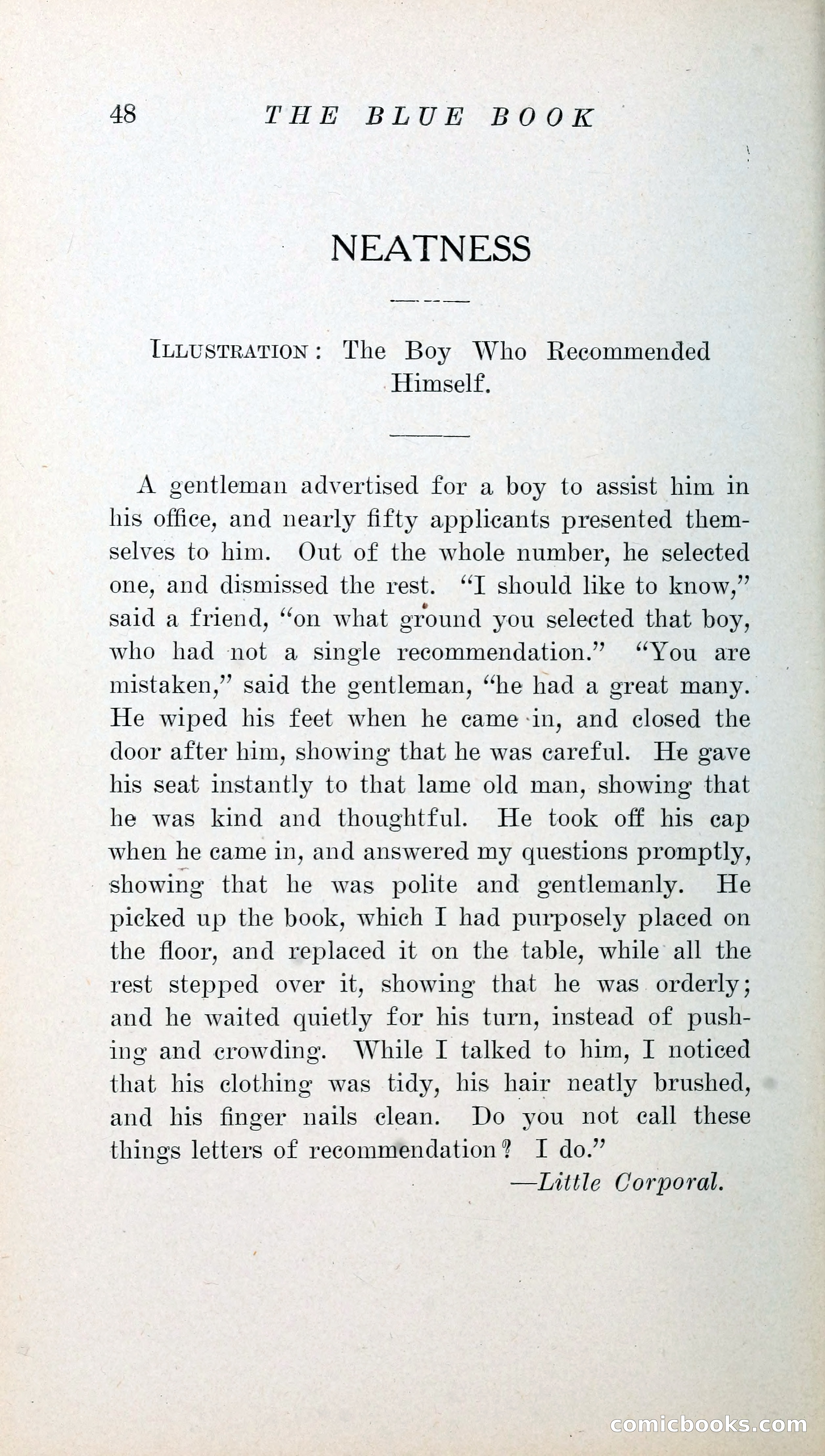 The Blue Book of Stories by M. L. Brittain — page 53 of 161
