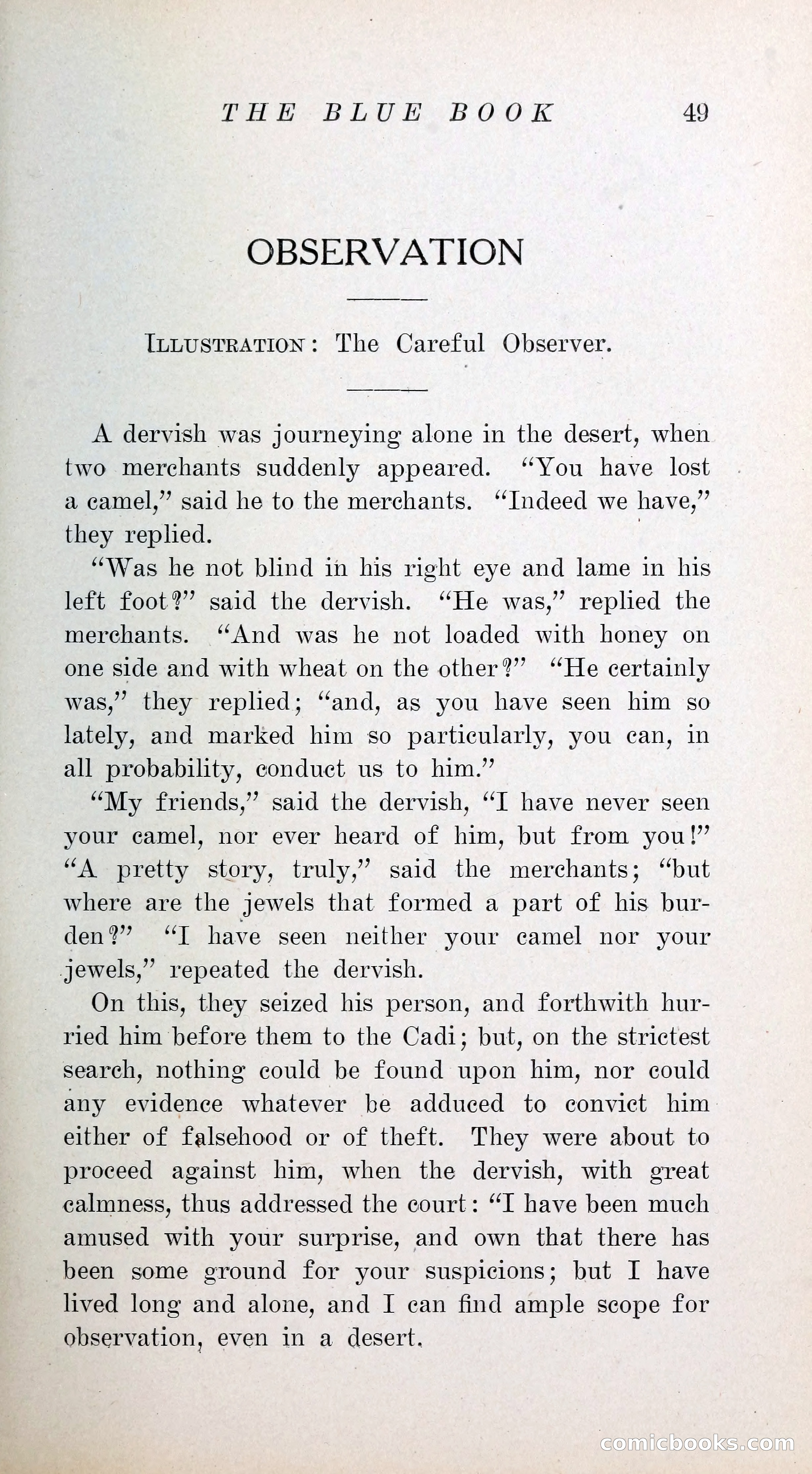 The Blue Book of Stories by M. L. Brittain — page 54 of 161