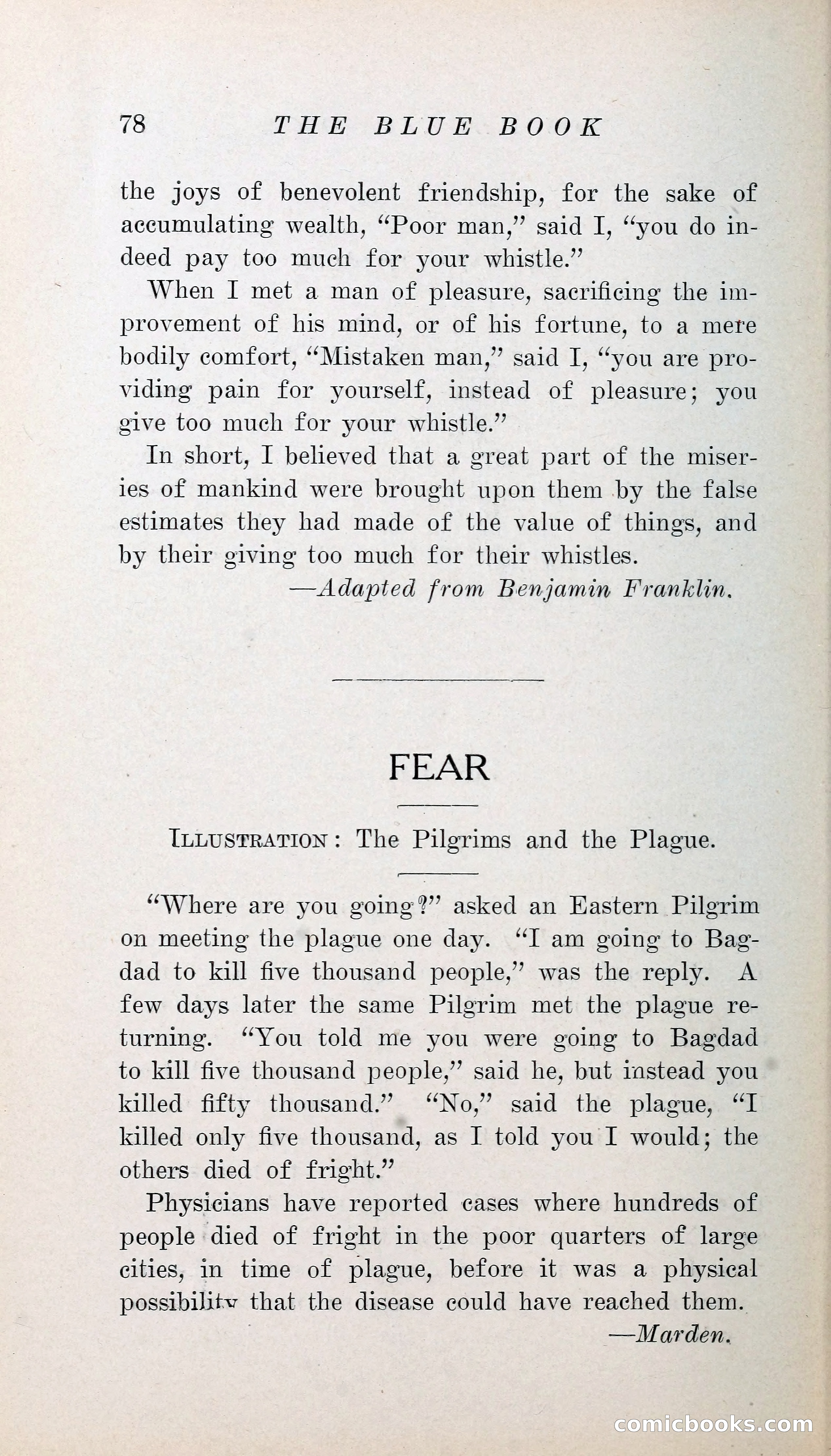 The Blue Book of Stories by M. L. Brittain — page 83 of 161