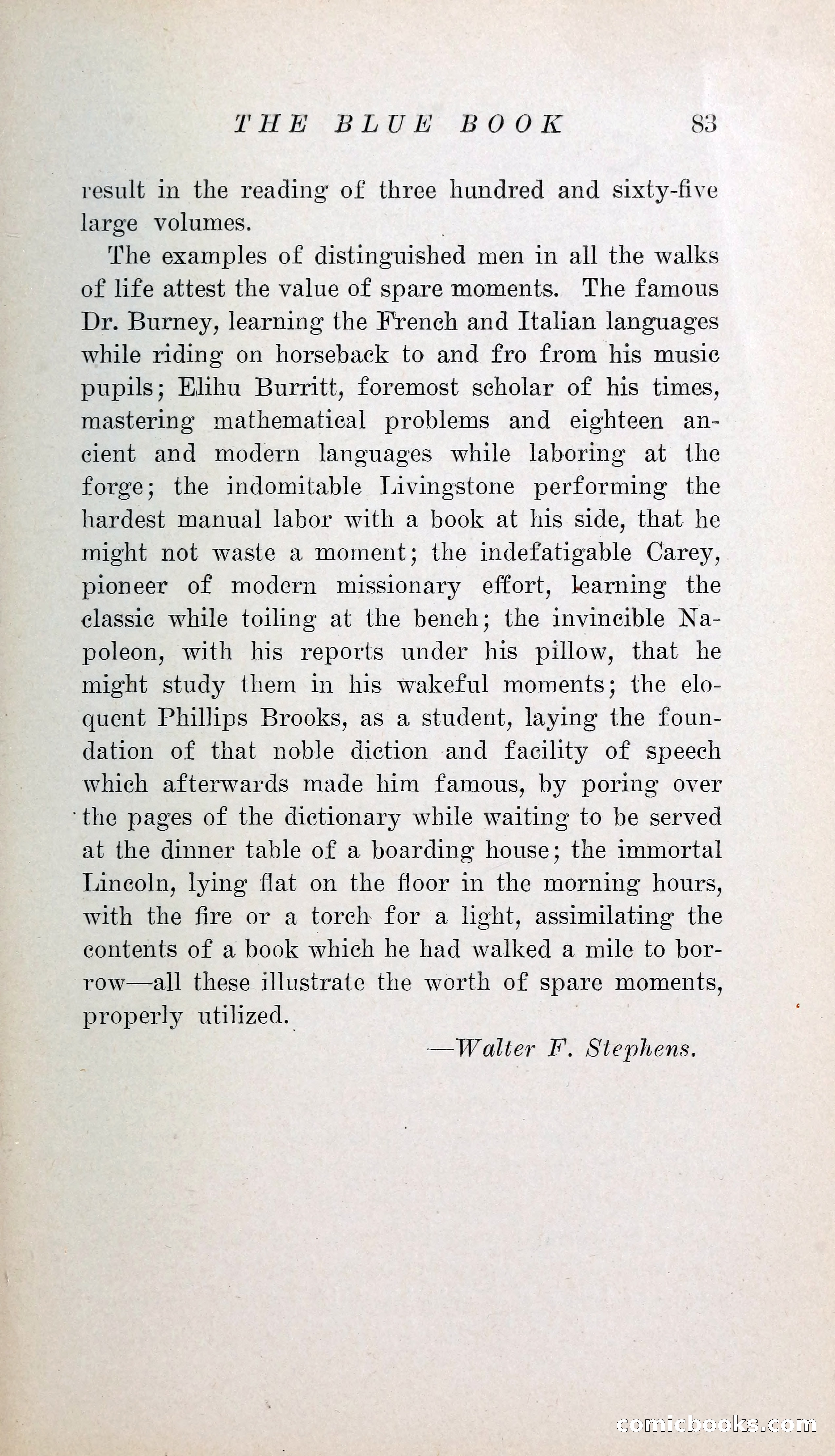 The Blue Book of Stories by M. L. Brittain — page 88 of 161