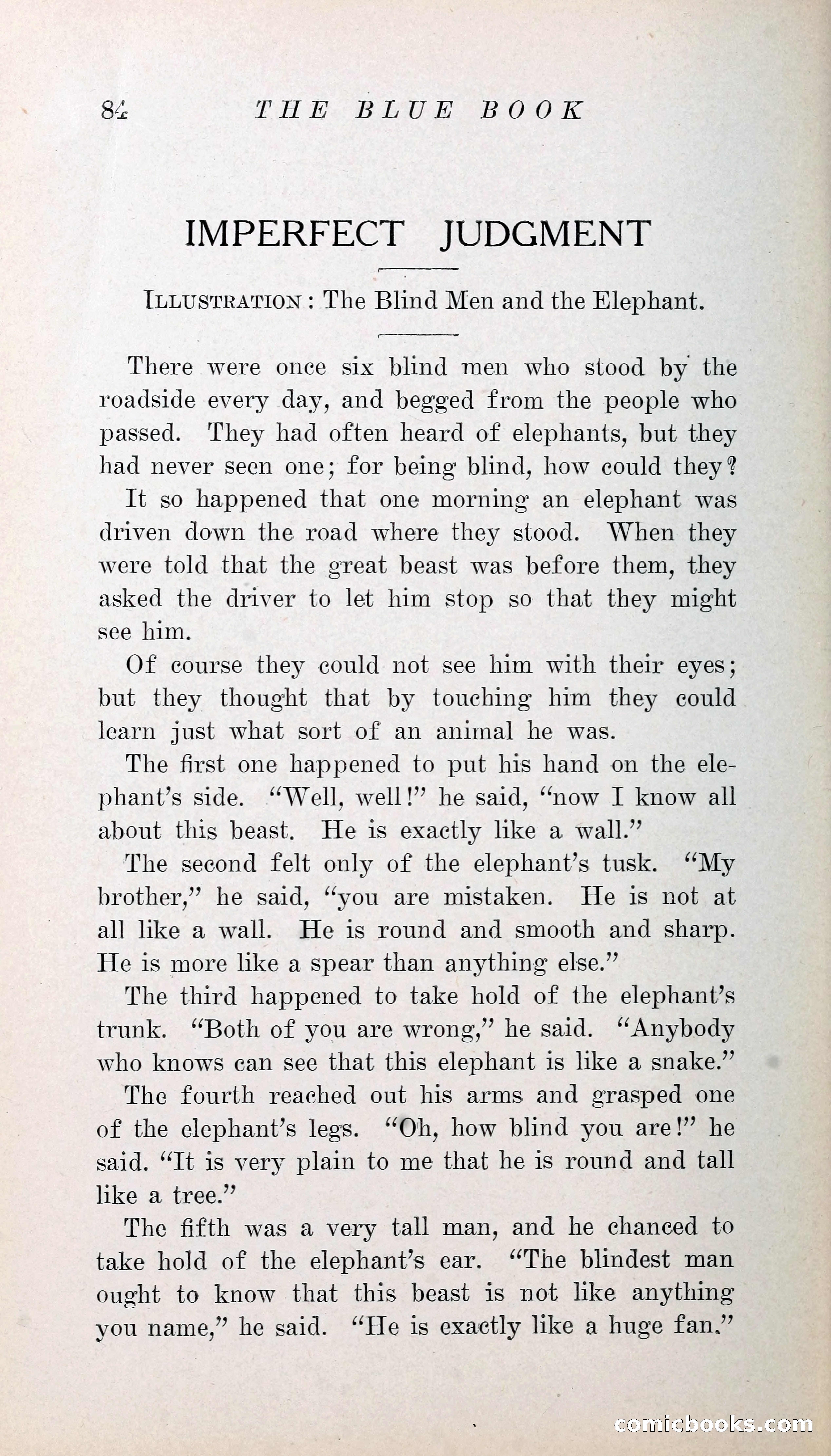 The Blue Book of Stories by M. L. Brittain — page 89 of 161