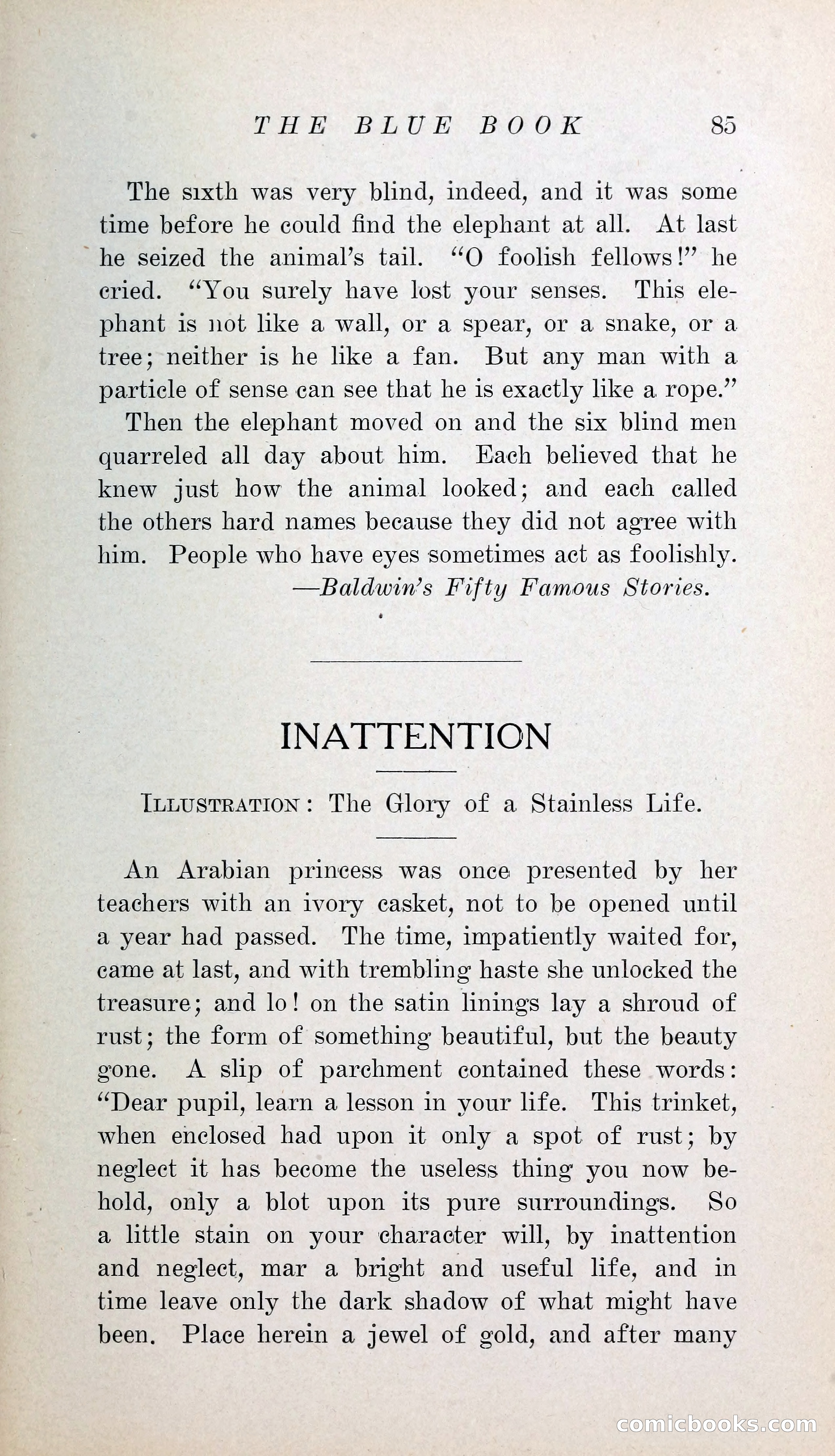 The Blue Book of Stories by M. L. Brittain — page 90 of 161